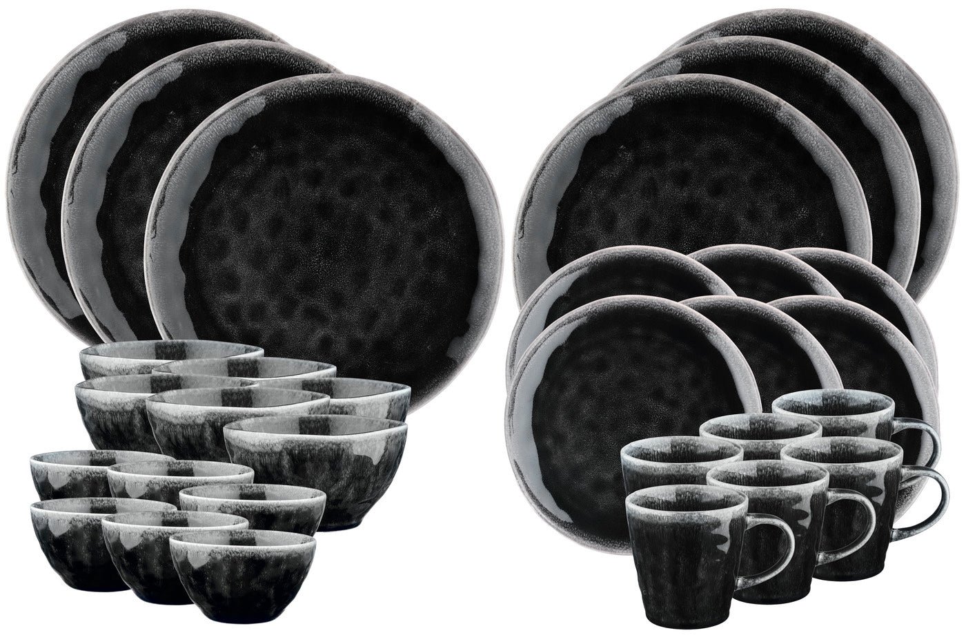 Complete moon service - 30 pieces - ink BJORN Black