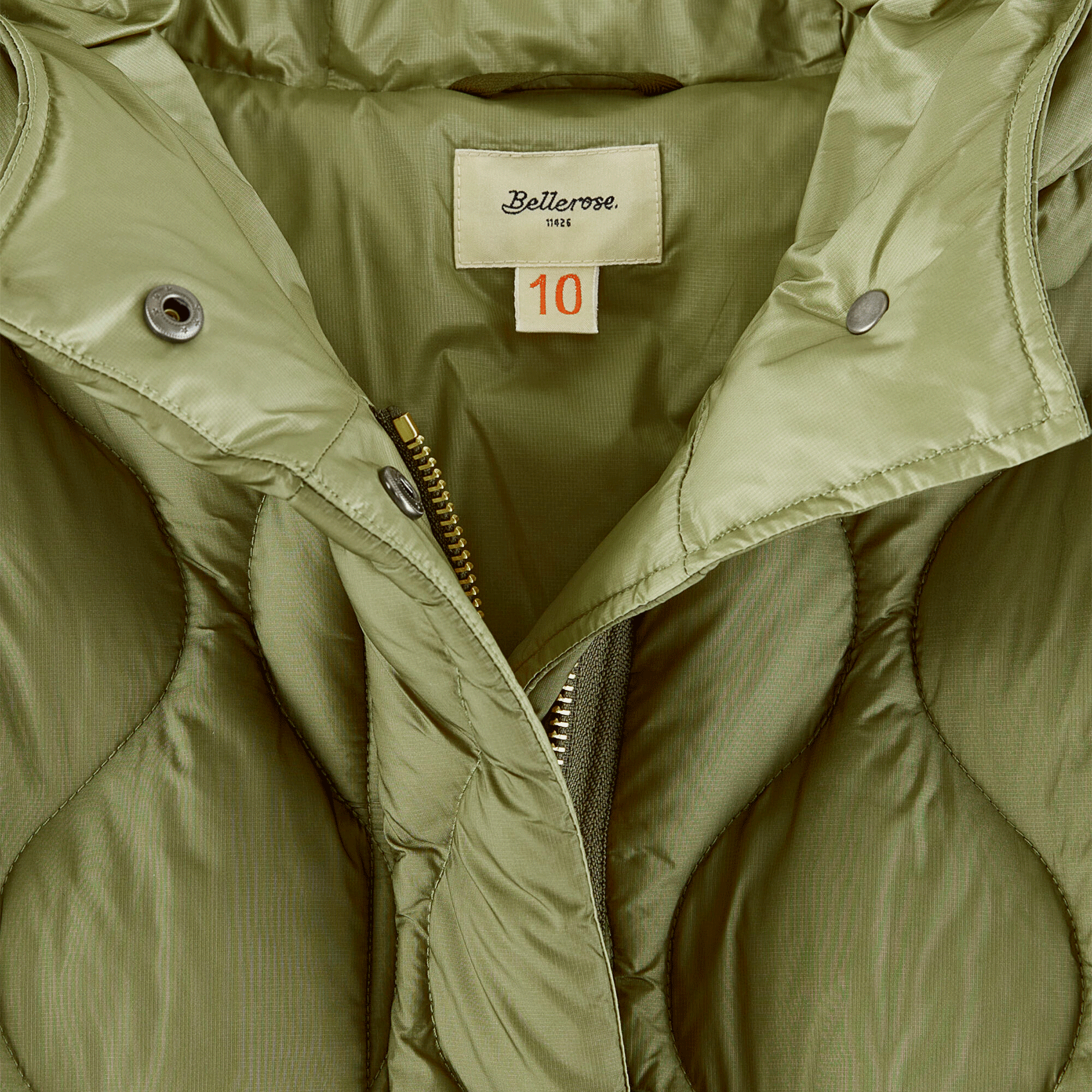 Oversized padded jacket BELLEROSE Khaki