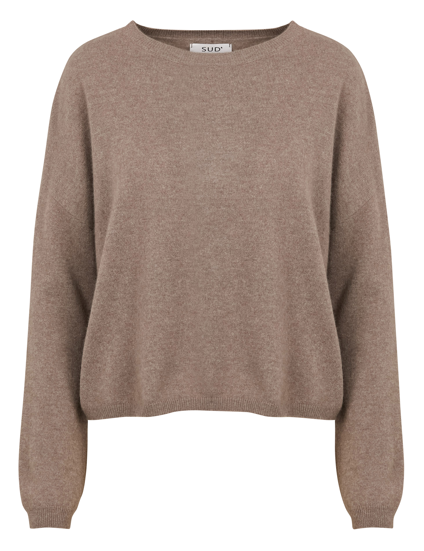 Pull col bateau en cachemire SUD EXPRESS Marron