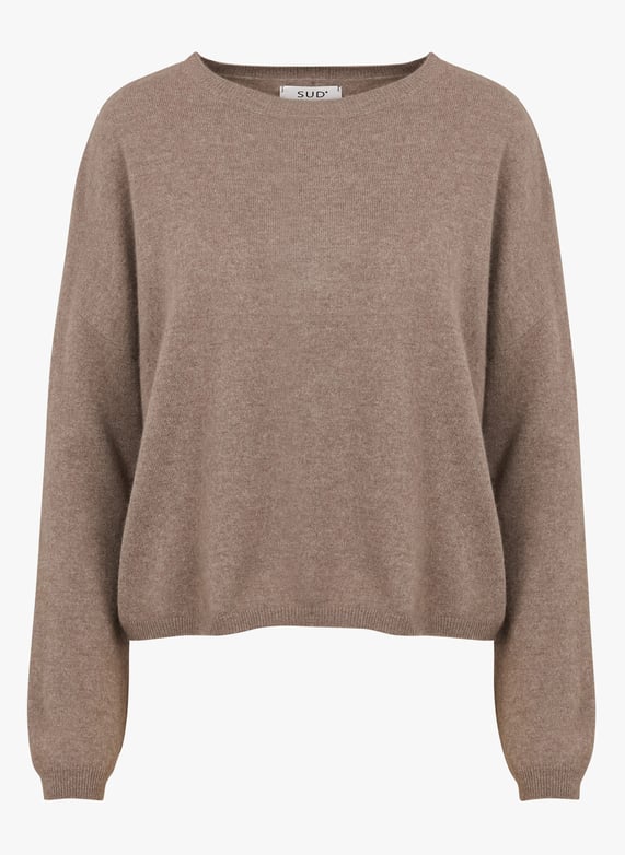 Kasjmieren trui Bruin Sud express Dames Place des Tendances