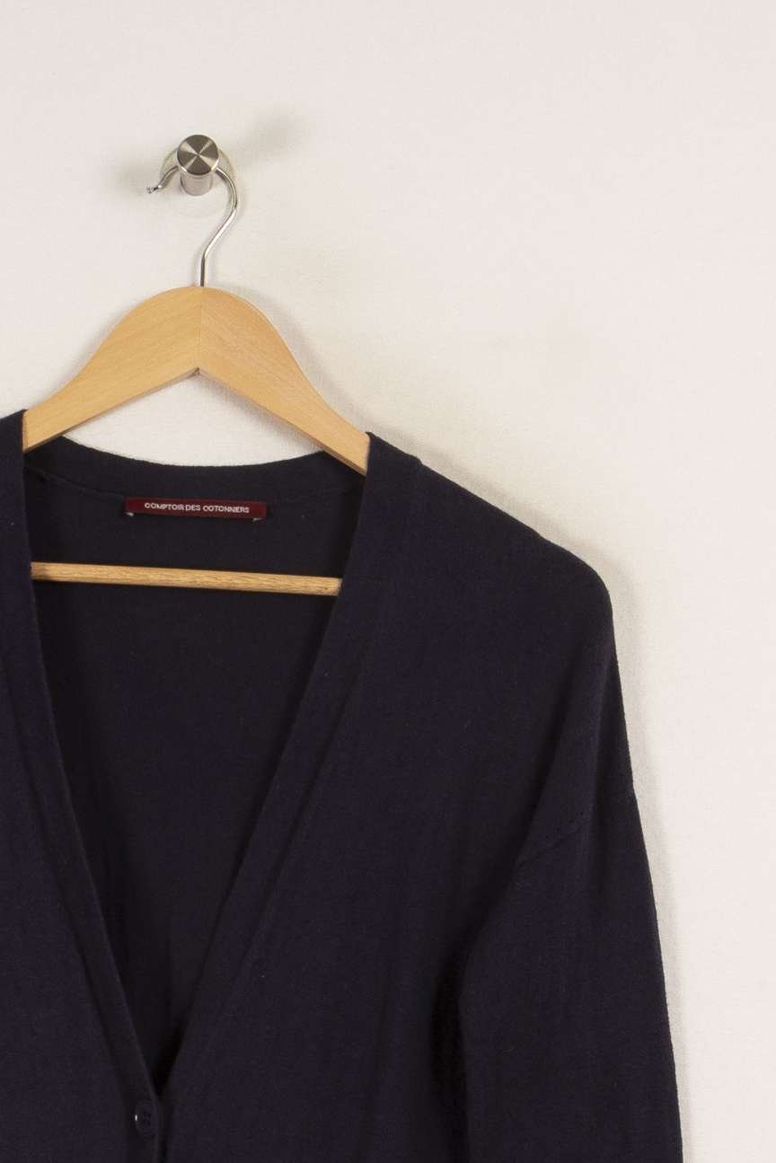 Vest or cardigan COMPTOIR DES COTONNIERS - Seconde main Blue