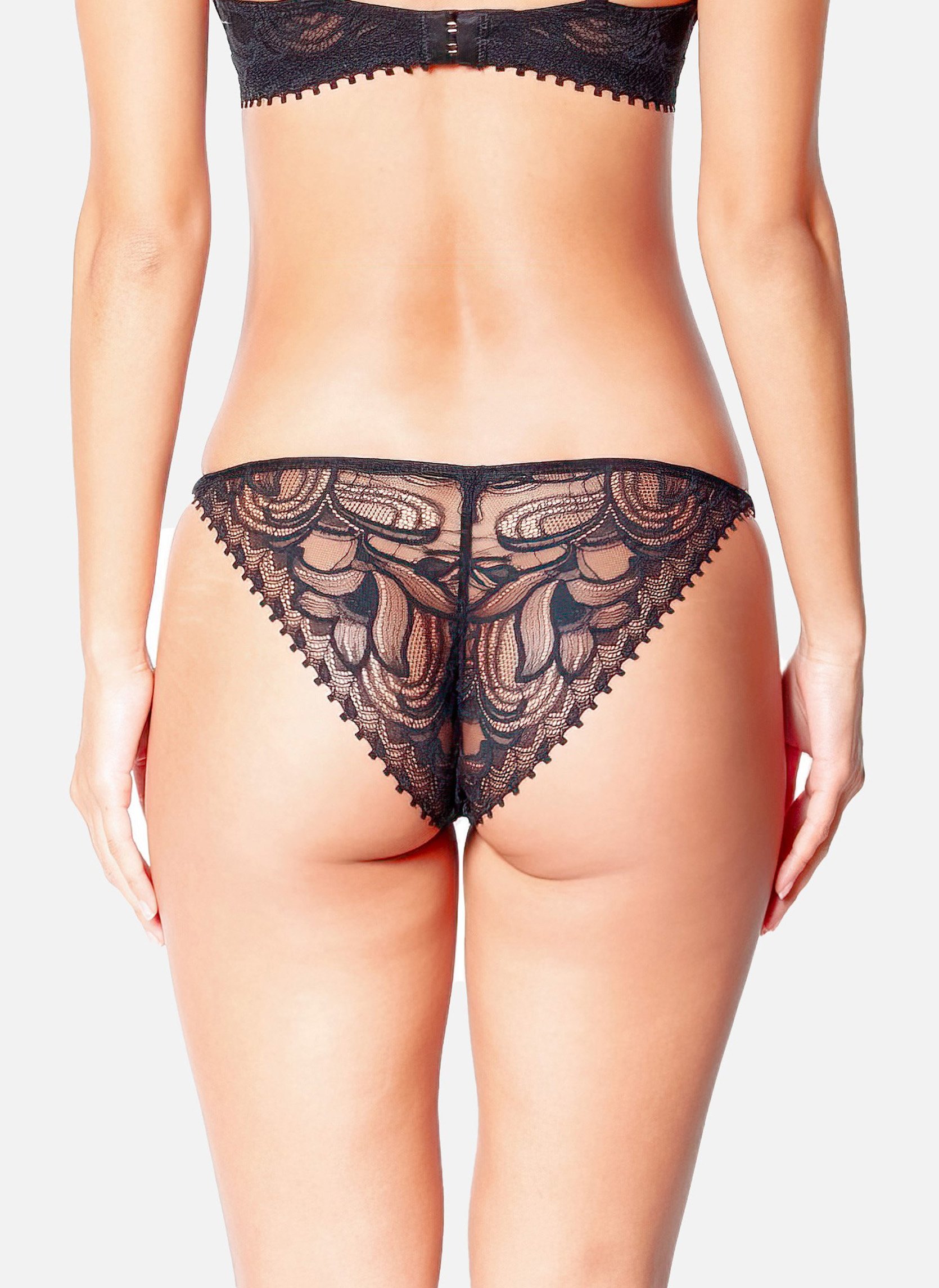 Dark Fold panties HUIT Black