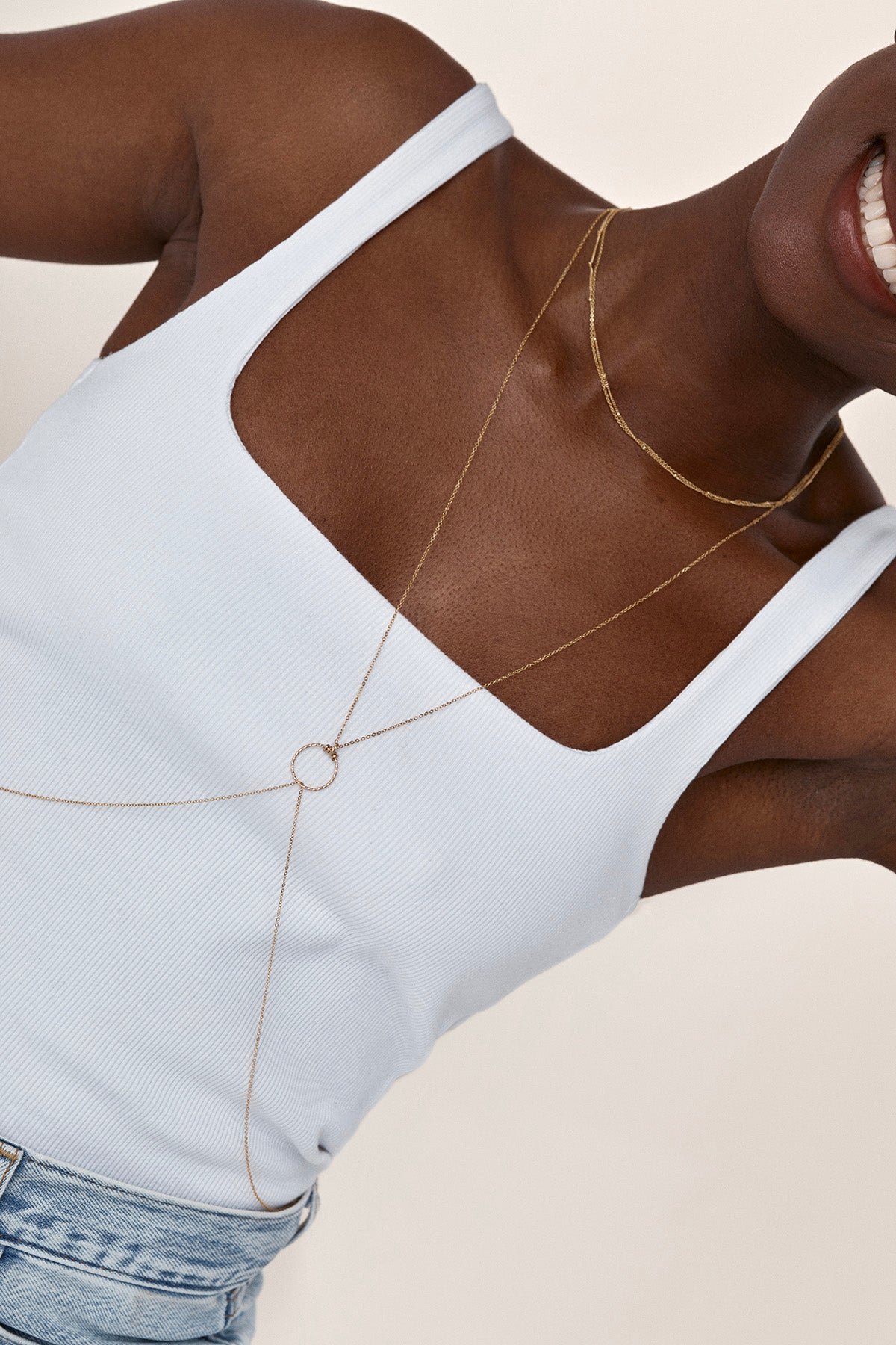 Collier double YAY Doré