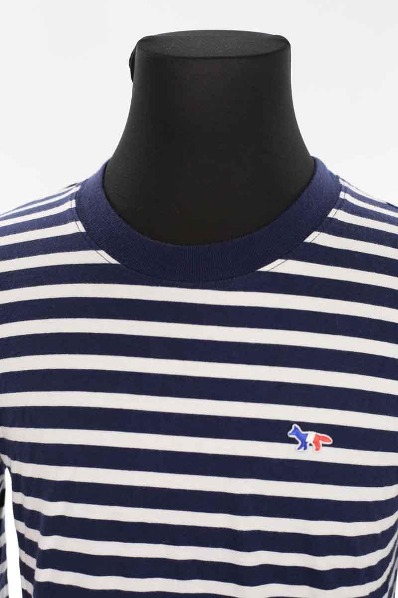 T-shirt en coton MAISON KITSUNÉ - Seconde main Bleu