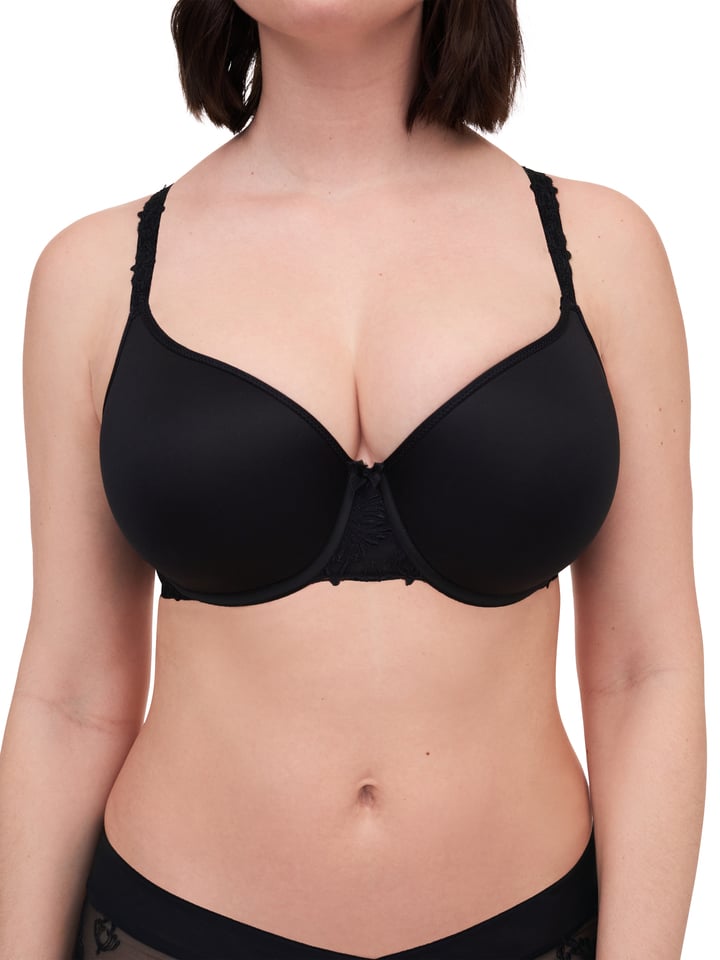Full-cup shape memory bra Black