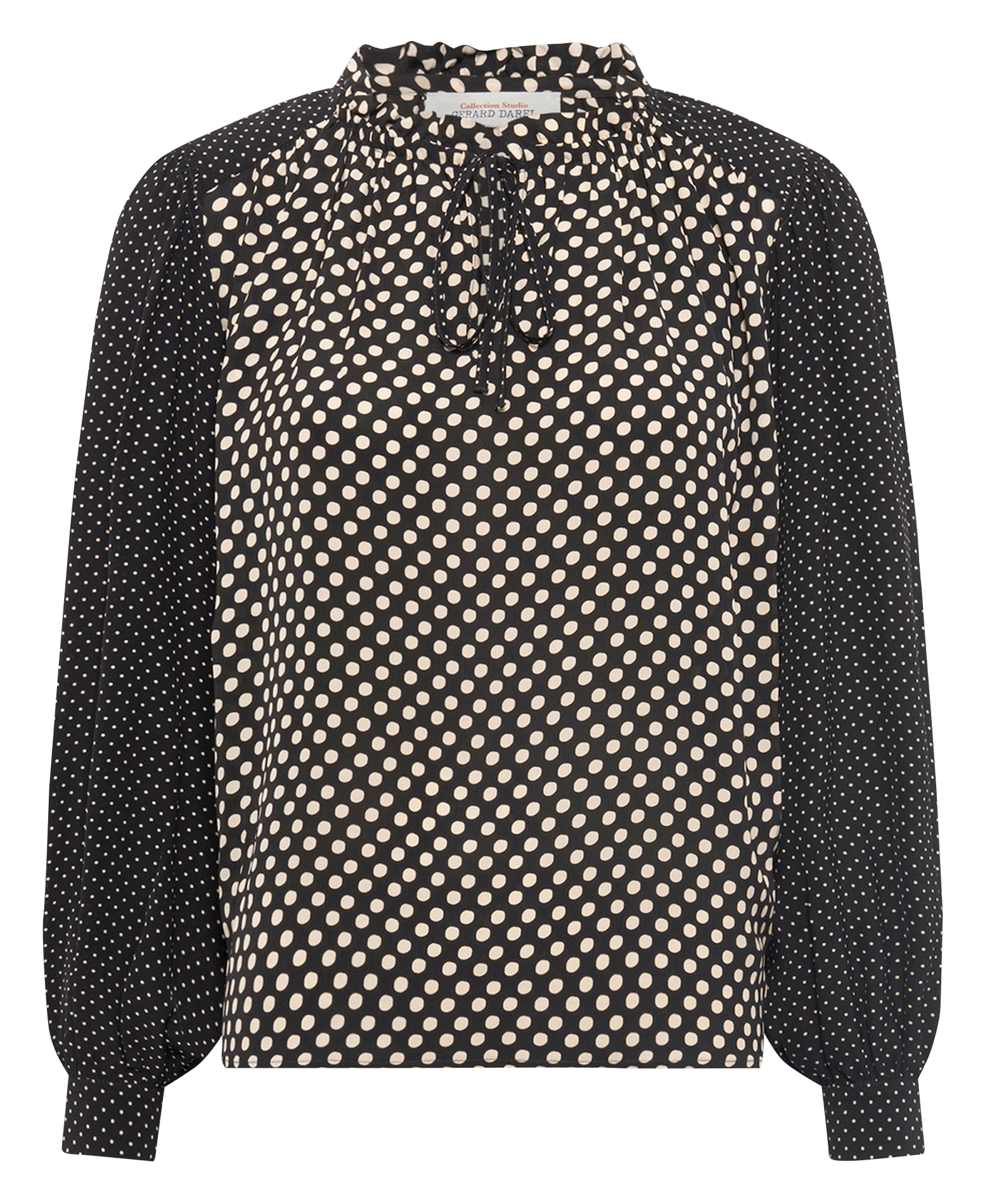 Blouse droite imprimée GERARD DAREL Noir