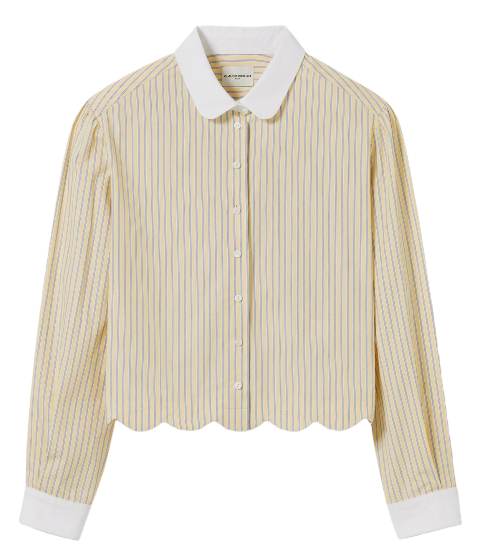 Chemise col claudine en coton CLAUDIE PIERLOT Multicolore