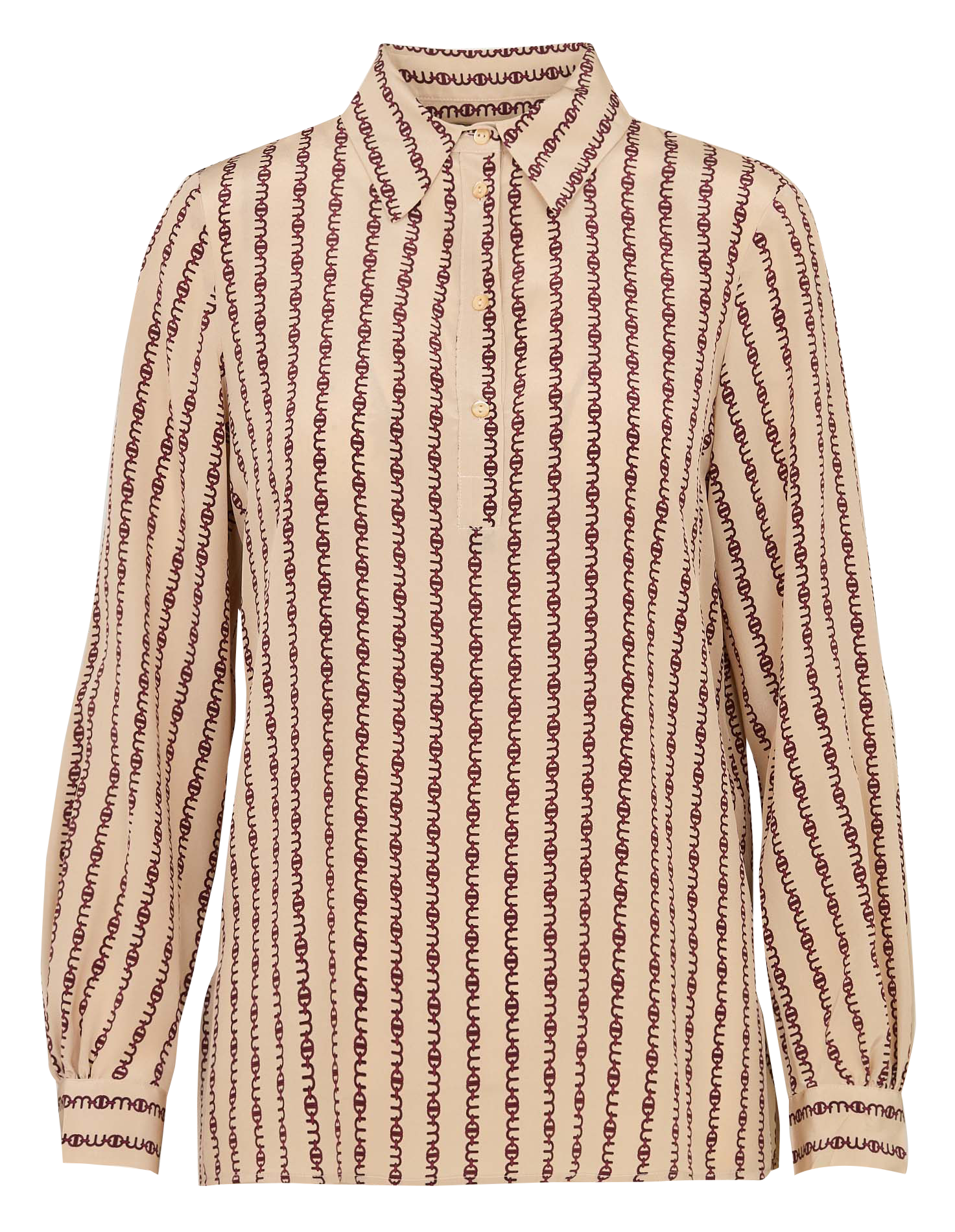 Chemise col classique en soir MOMONI Beige