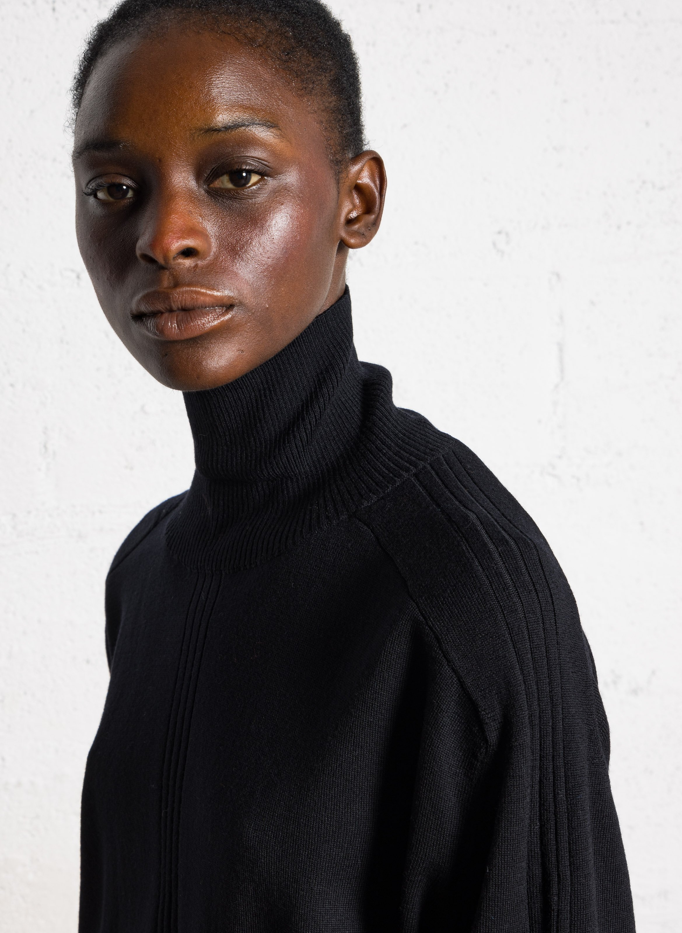 Matignon - Rollkragenpullover aus Wolle SOEUR Schwarz