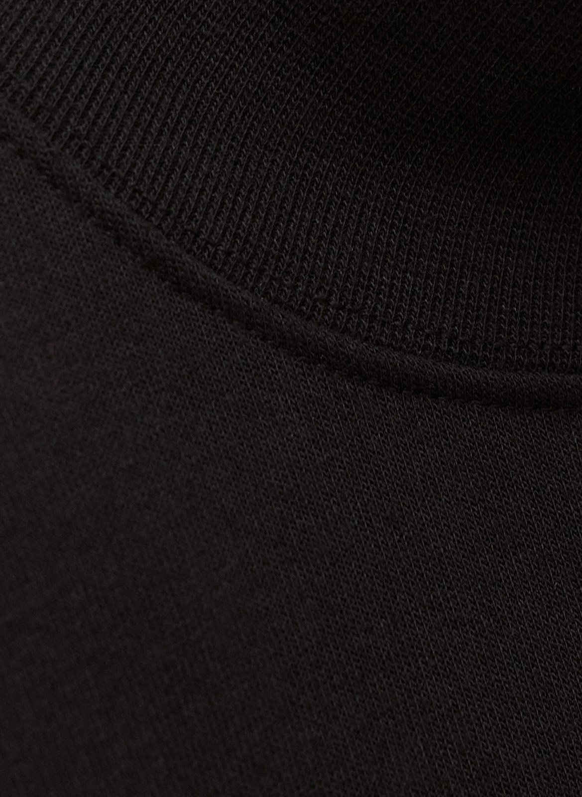 Sweat col rond en coton mélangé BA&SH Noir