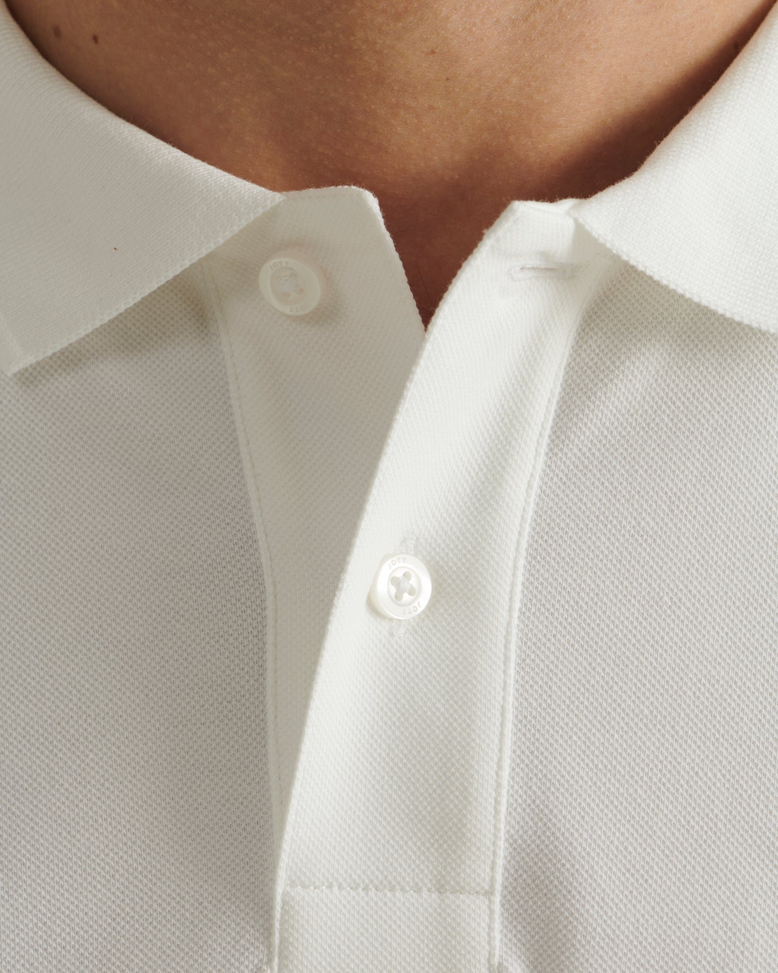 Organic cotton polo Marbella JOTT White