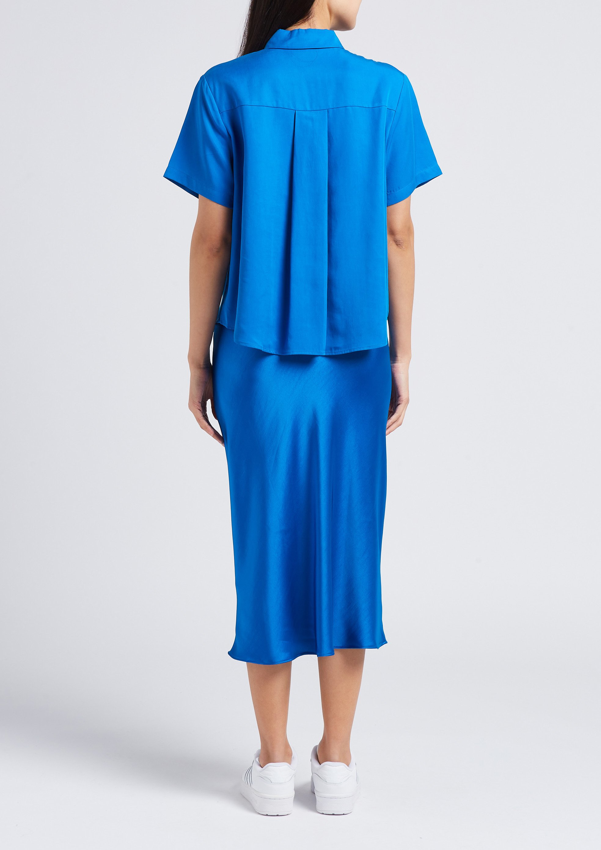 Flowing A-line skirt SAMSOE SAMSOE Green