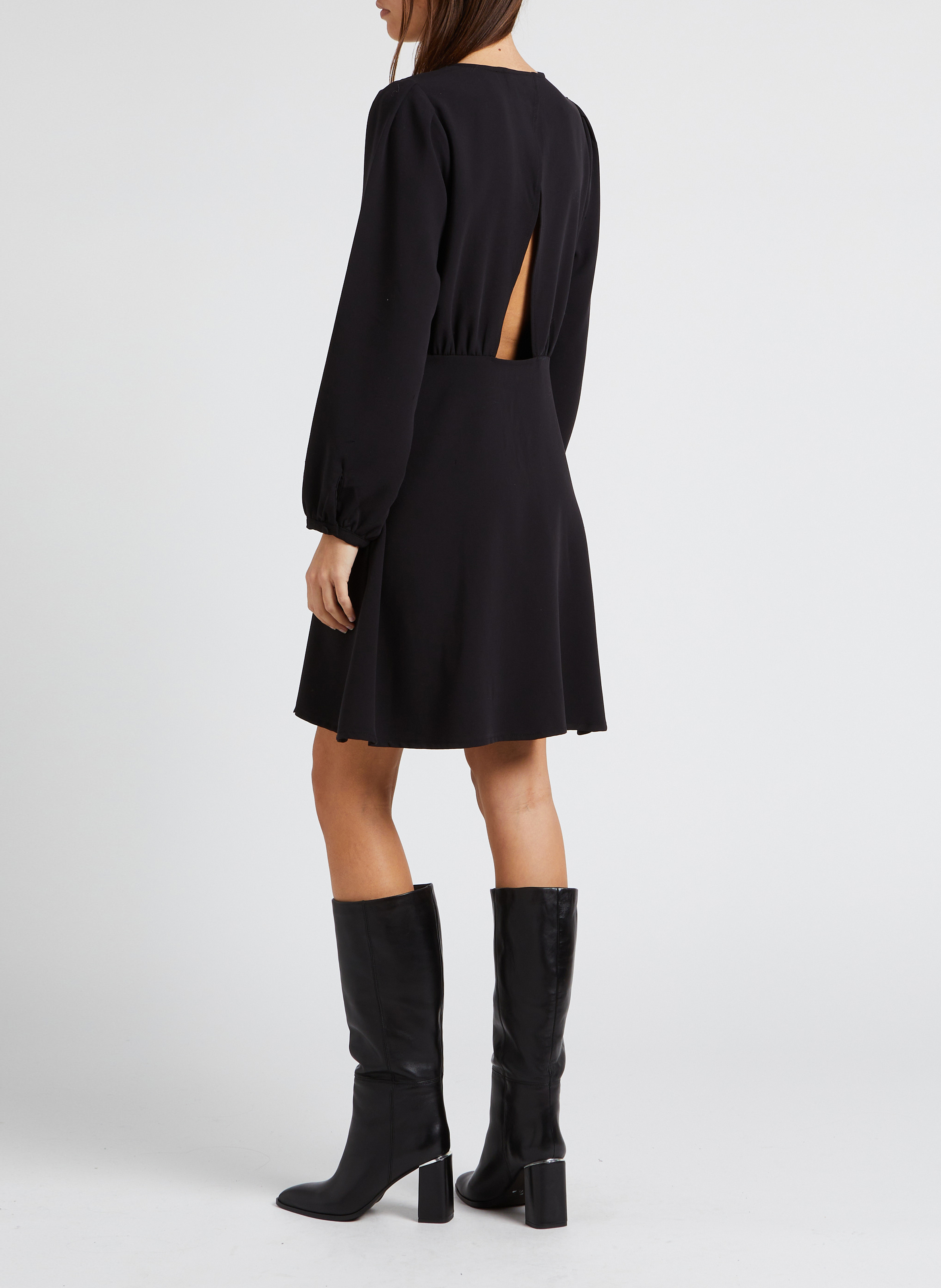 Robe trapèze col V  VILA Noir