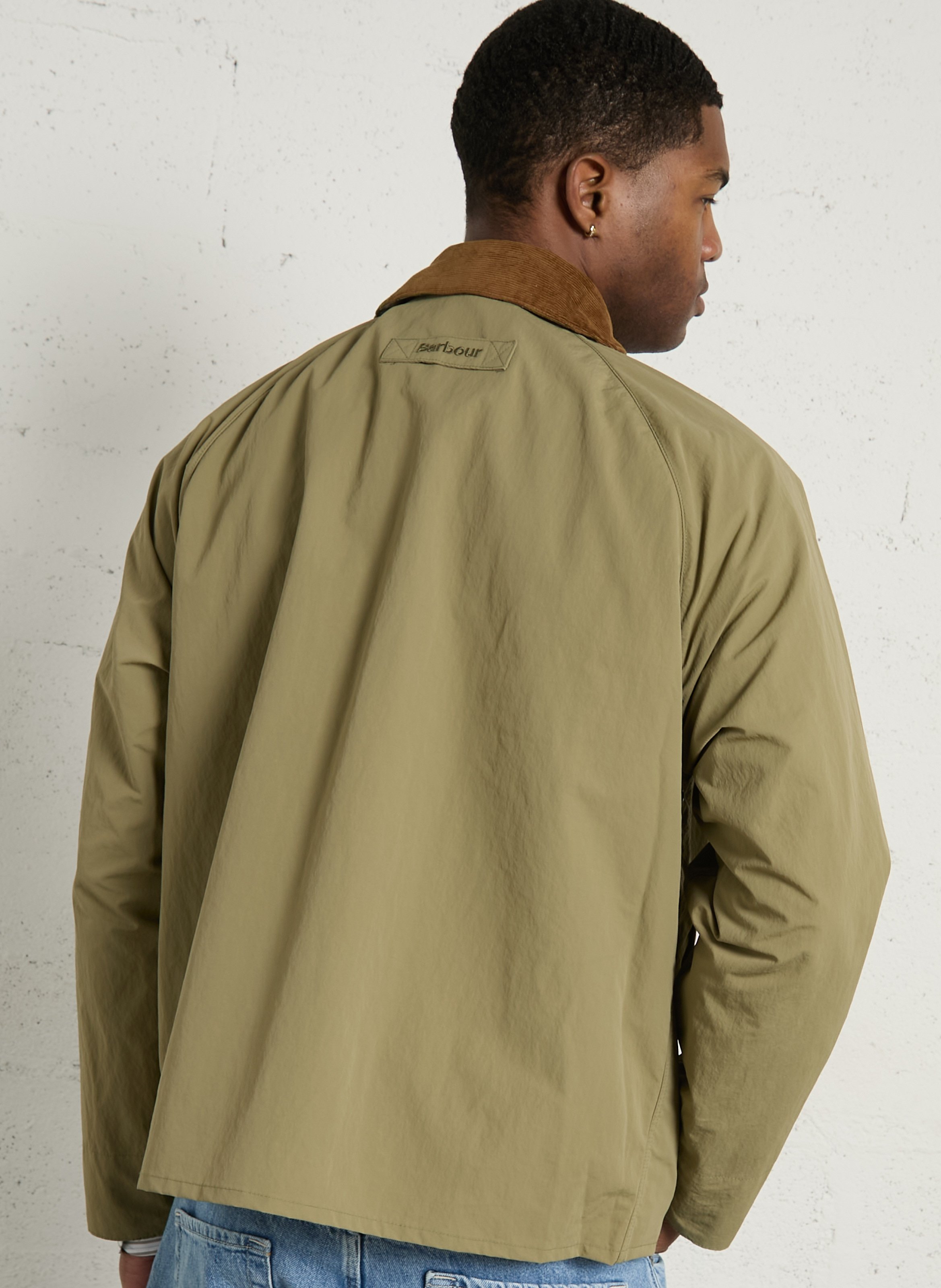 Veste droite col velours unie  BARBOUR Kaki