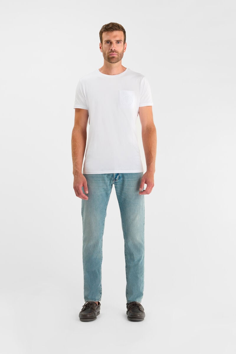 Slim stretch jeans, length 34 LE TEMPS DES CERISES Blue