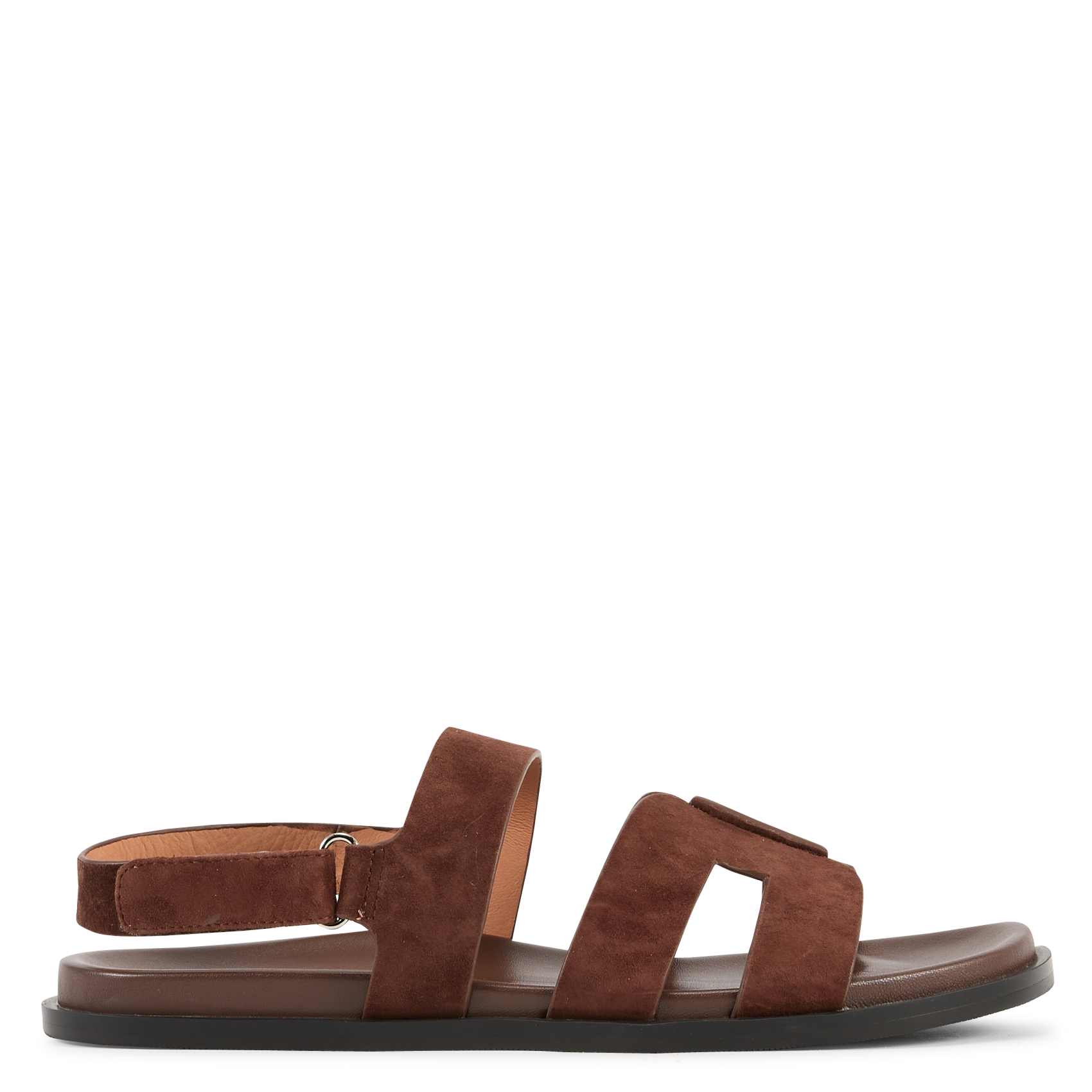 Aouda flat leather sandals BIBI LOU