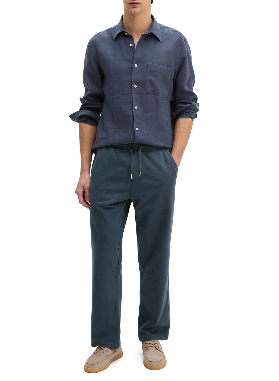 Linen shirt MARC O'POLO Blue