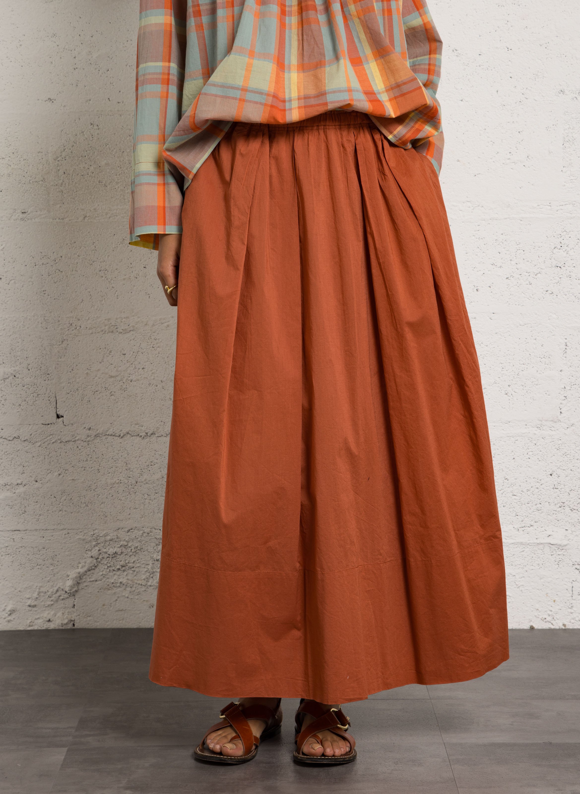 Jupe longue évasée taille haute MOISMONT