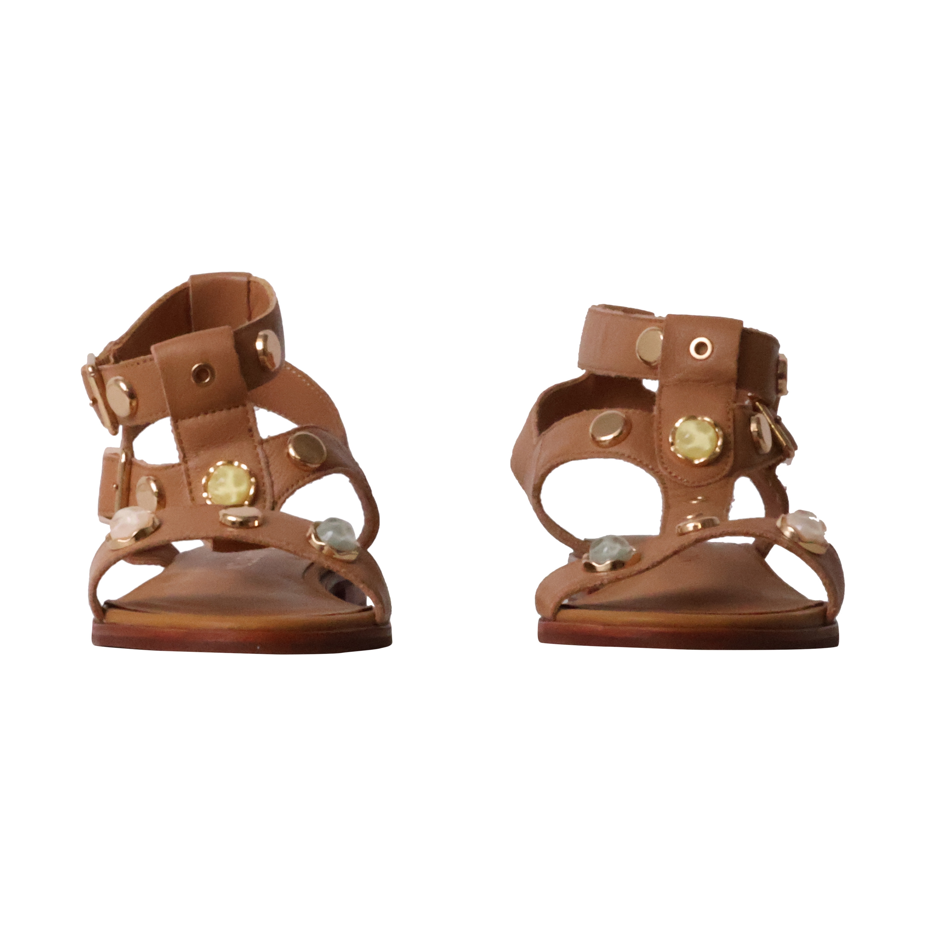 Sandales cuir  athena EMILIE KARSTON Marron