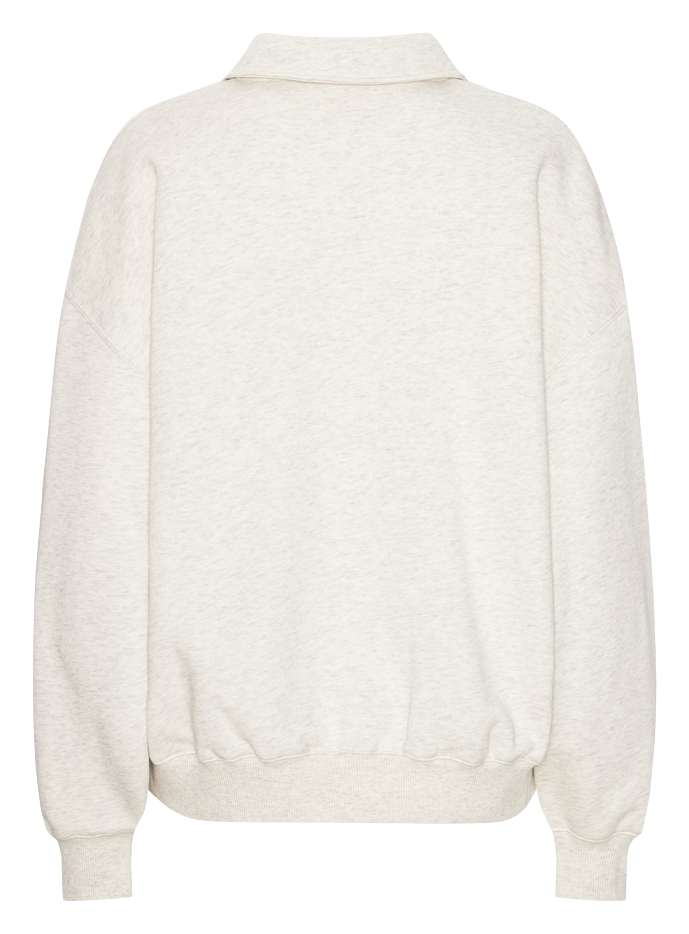 Sweat col boutonné uni  ROTATE Blanc