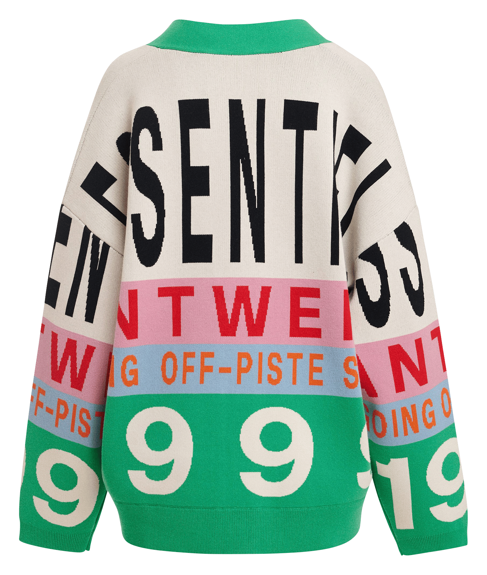 V-neck cardigan ESSENTIEL ANTWERP Green
