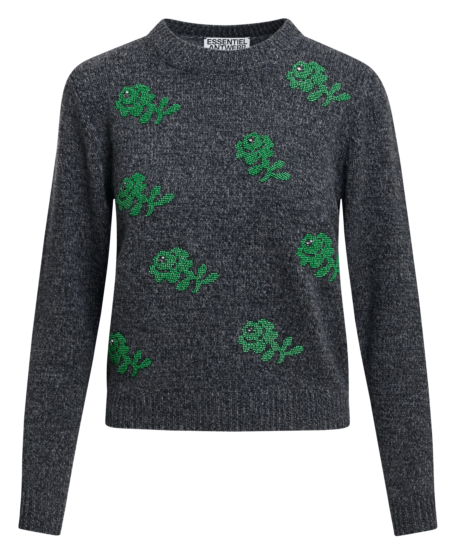 Fine wool sweater ESSENTIEL ANTWERP Grey