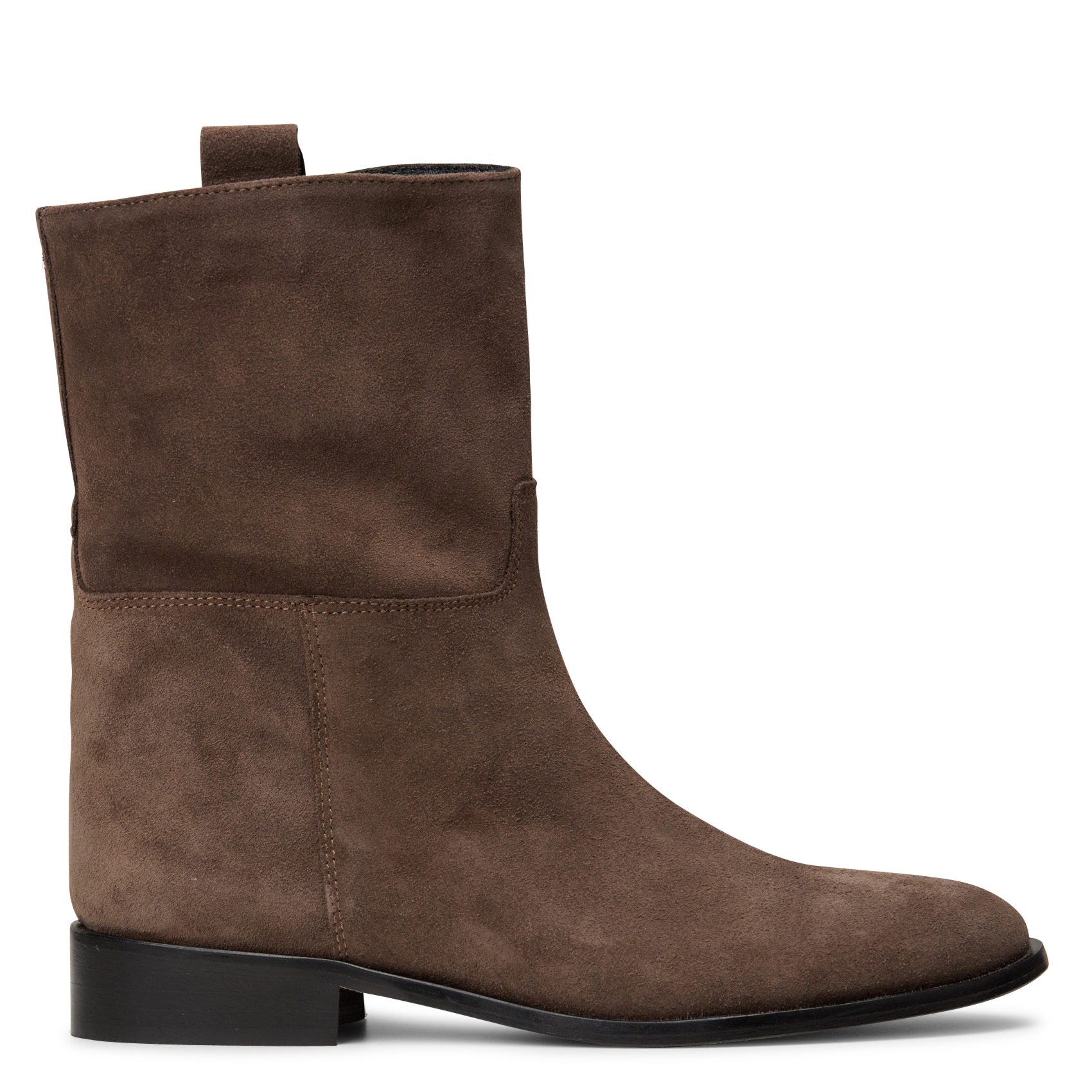 Bottines en cuir suédé ODARE Marron