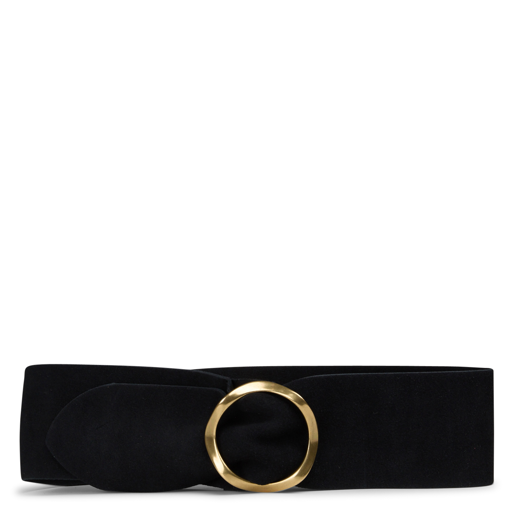 Ceinture robe en cuir LA FEE MARABOUTEE Noir