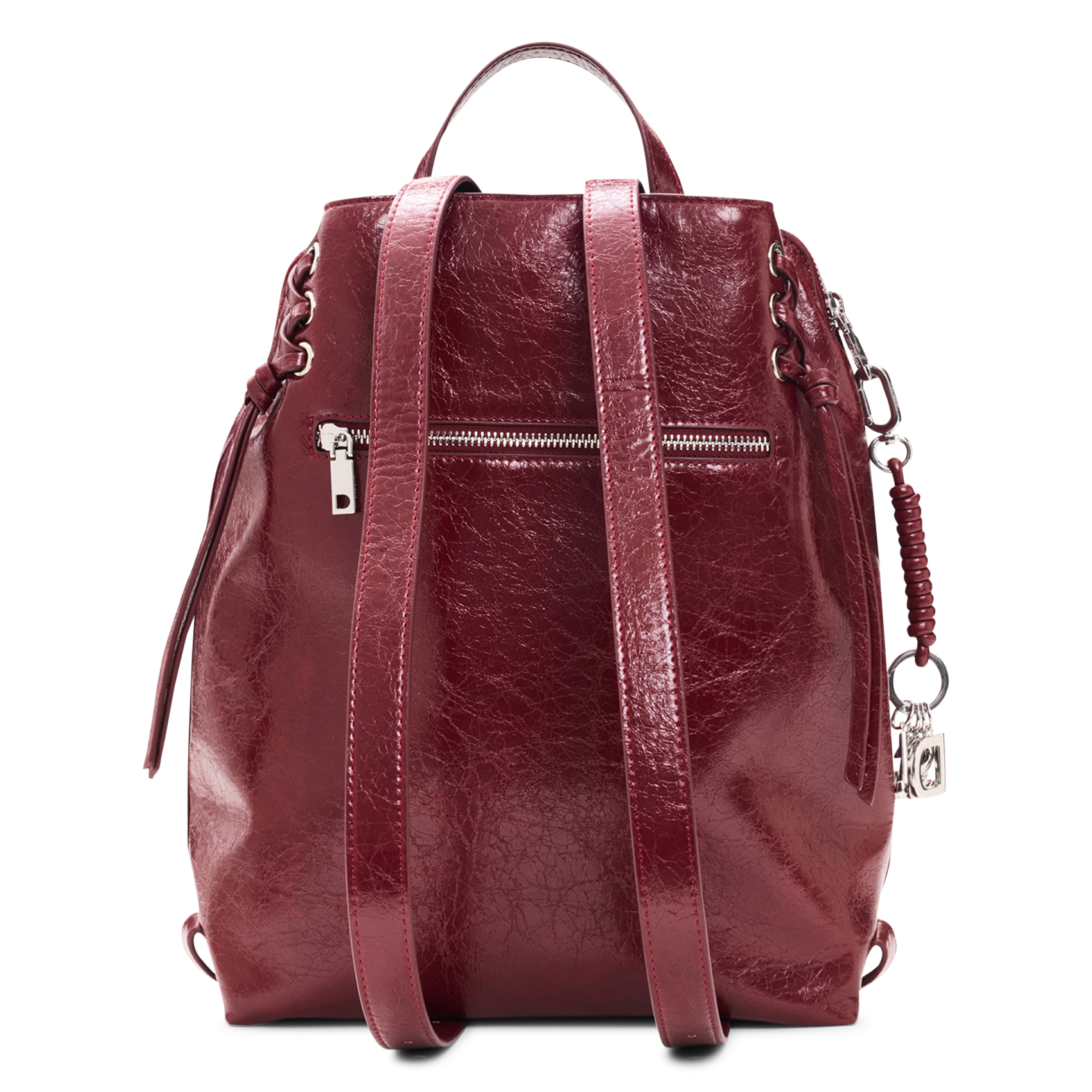Sac à dos moyen finition brillante DESIGUAL Rouge