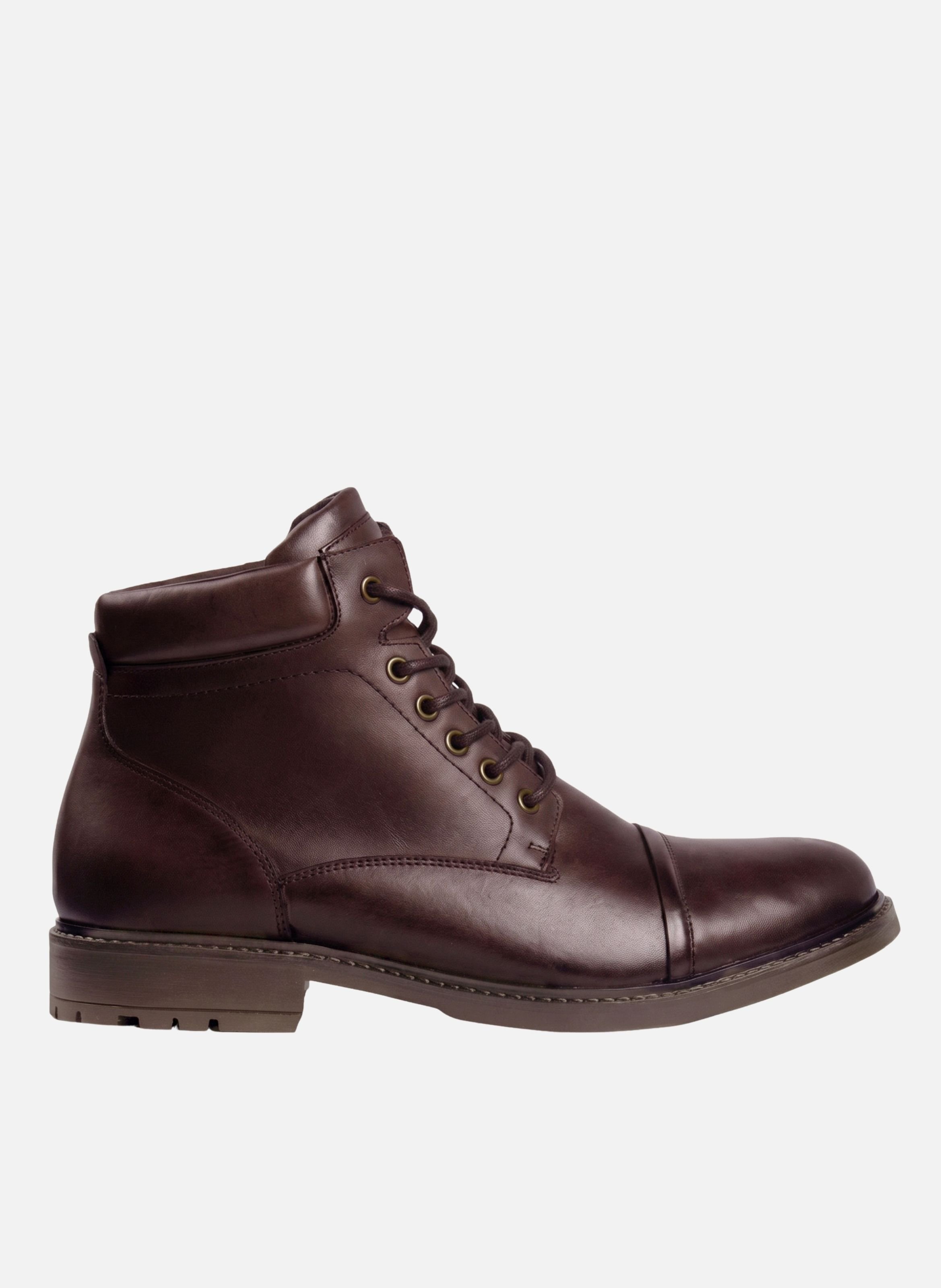Boots rangers elliot cuir JULES & JENN Marron