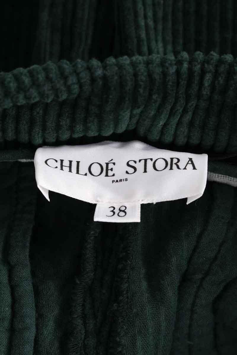 Pants CHLOE STORA - SECONDE MAIN Green