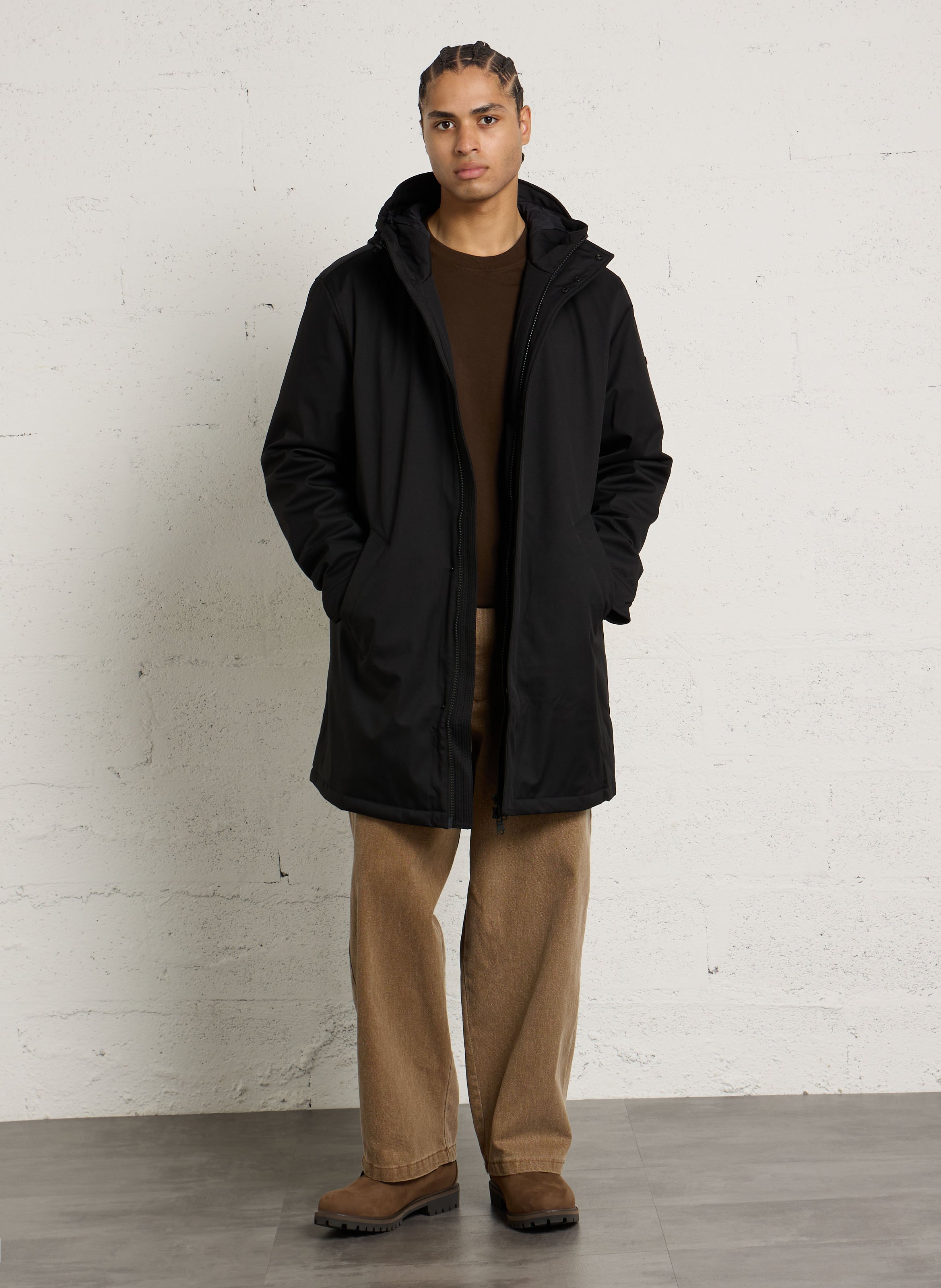 Ludivine hooded parka EDEN PARK Black