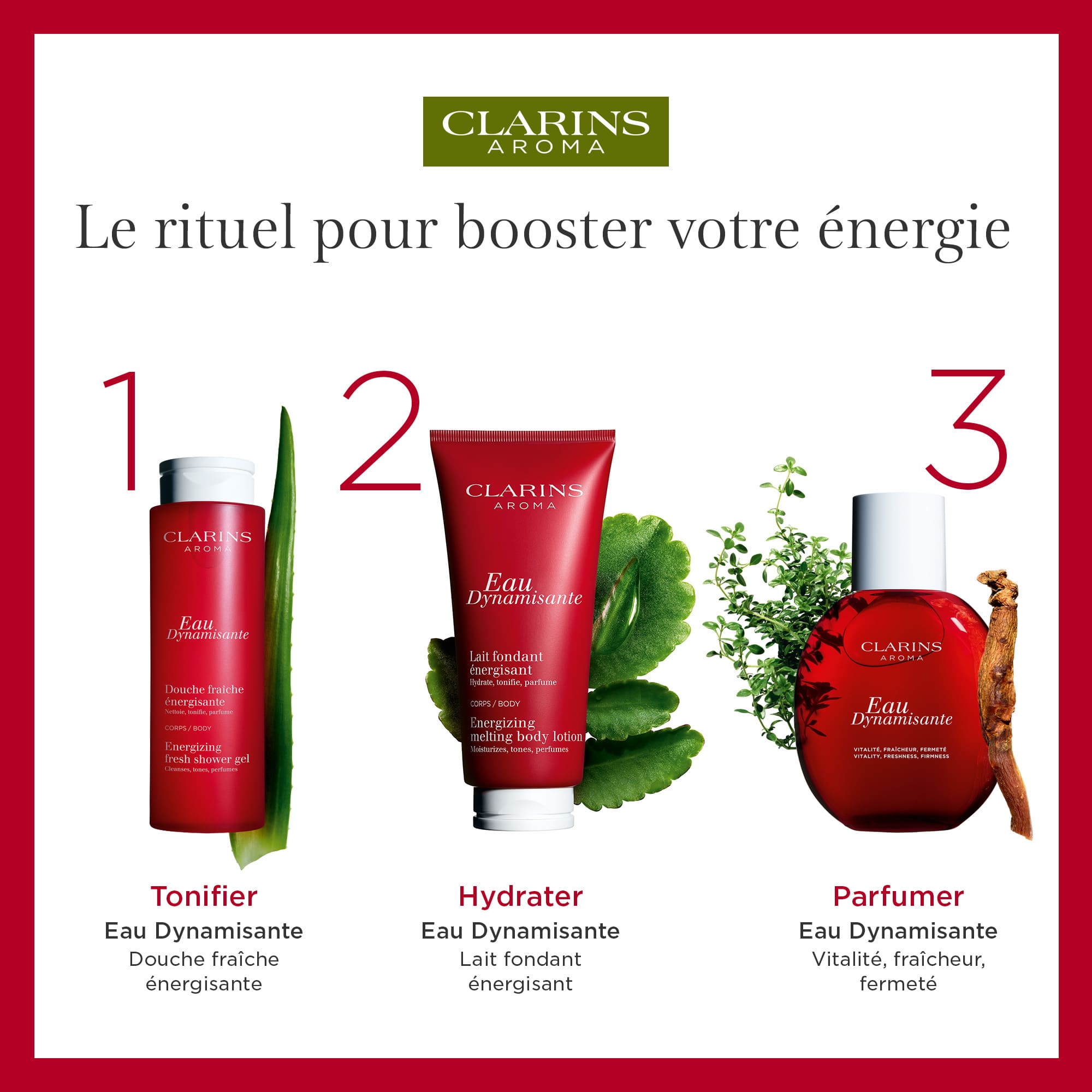 Eau Dynamisante Fresh Energizing Shower Gel CLARINS No color