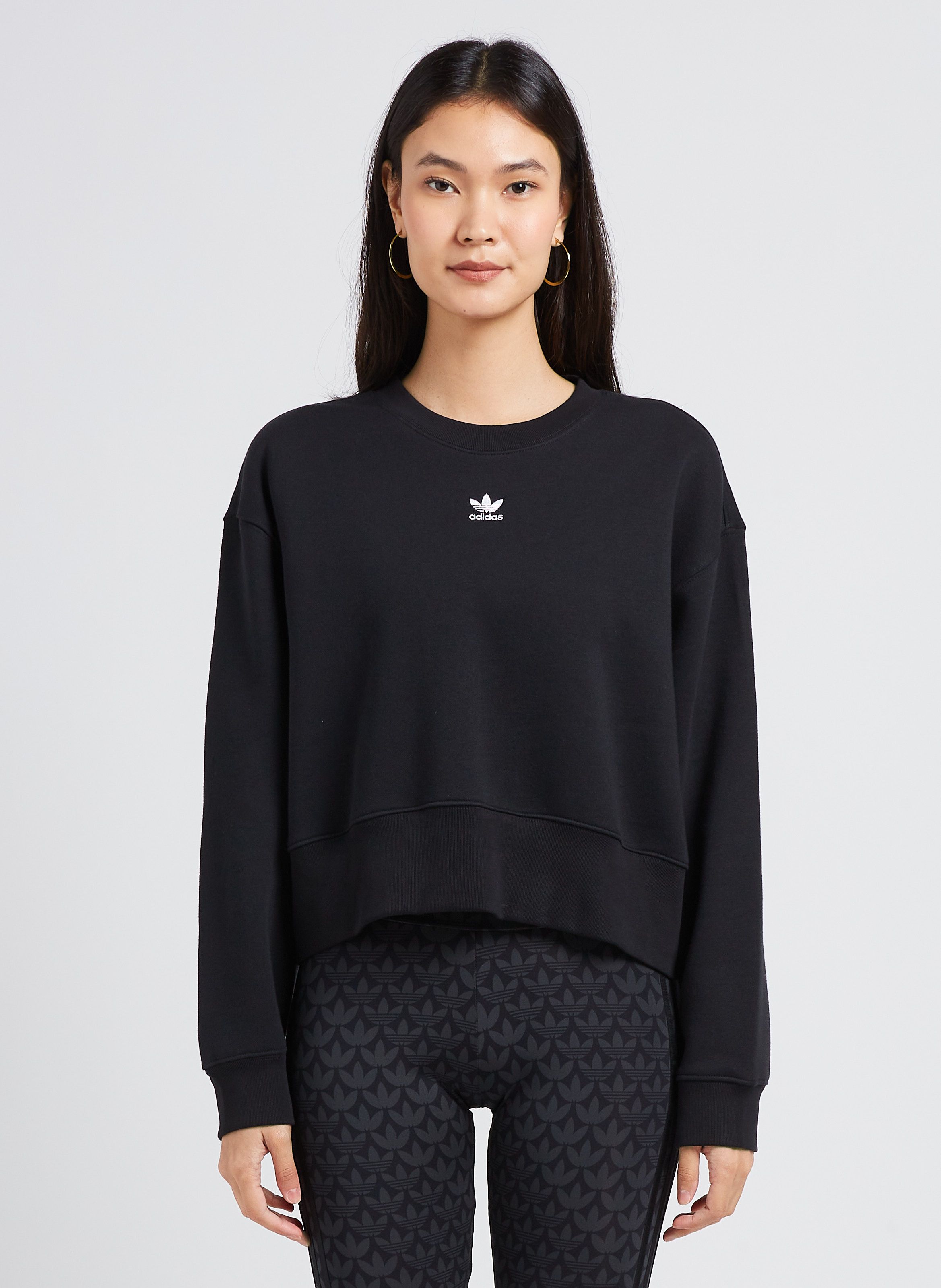 Adidas crew clearance neck sweater women's