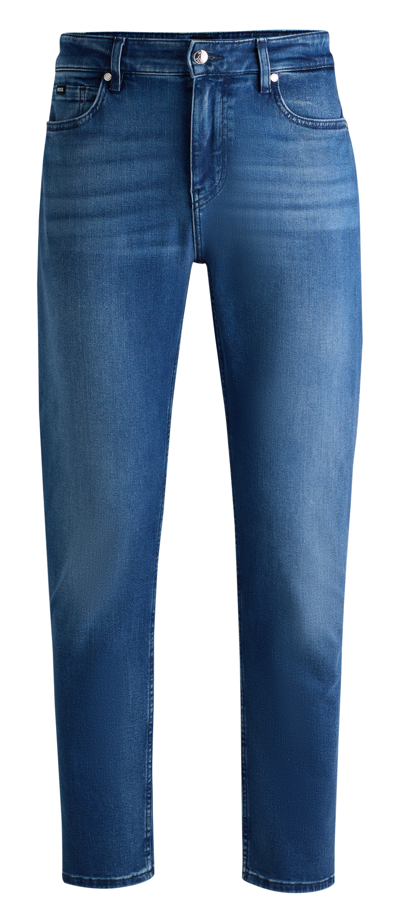 Regular-fit cotton-blend jeans BOSS Blue