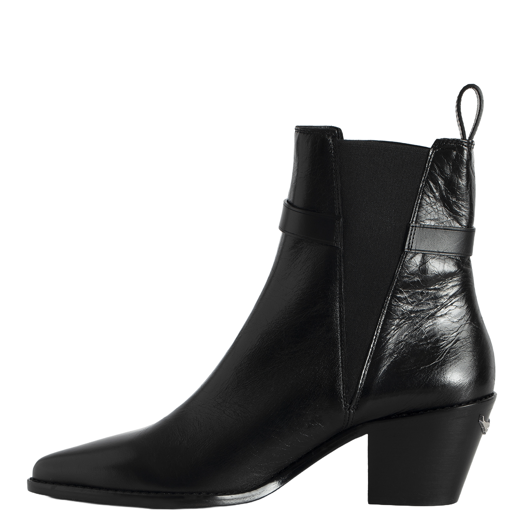 Bottines en cuir ZADIG&VOLTAIRE Noir