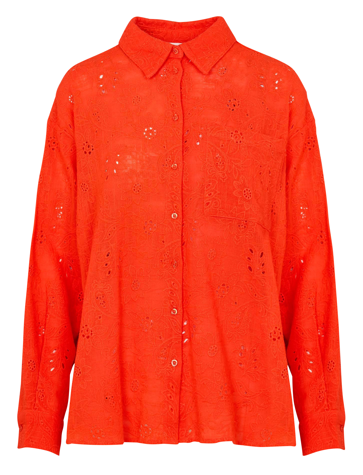 Colonel plain shirt OBJECT Orange