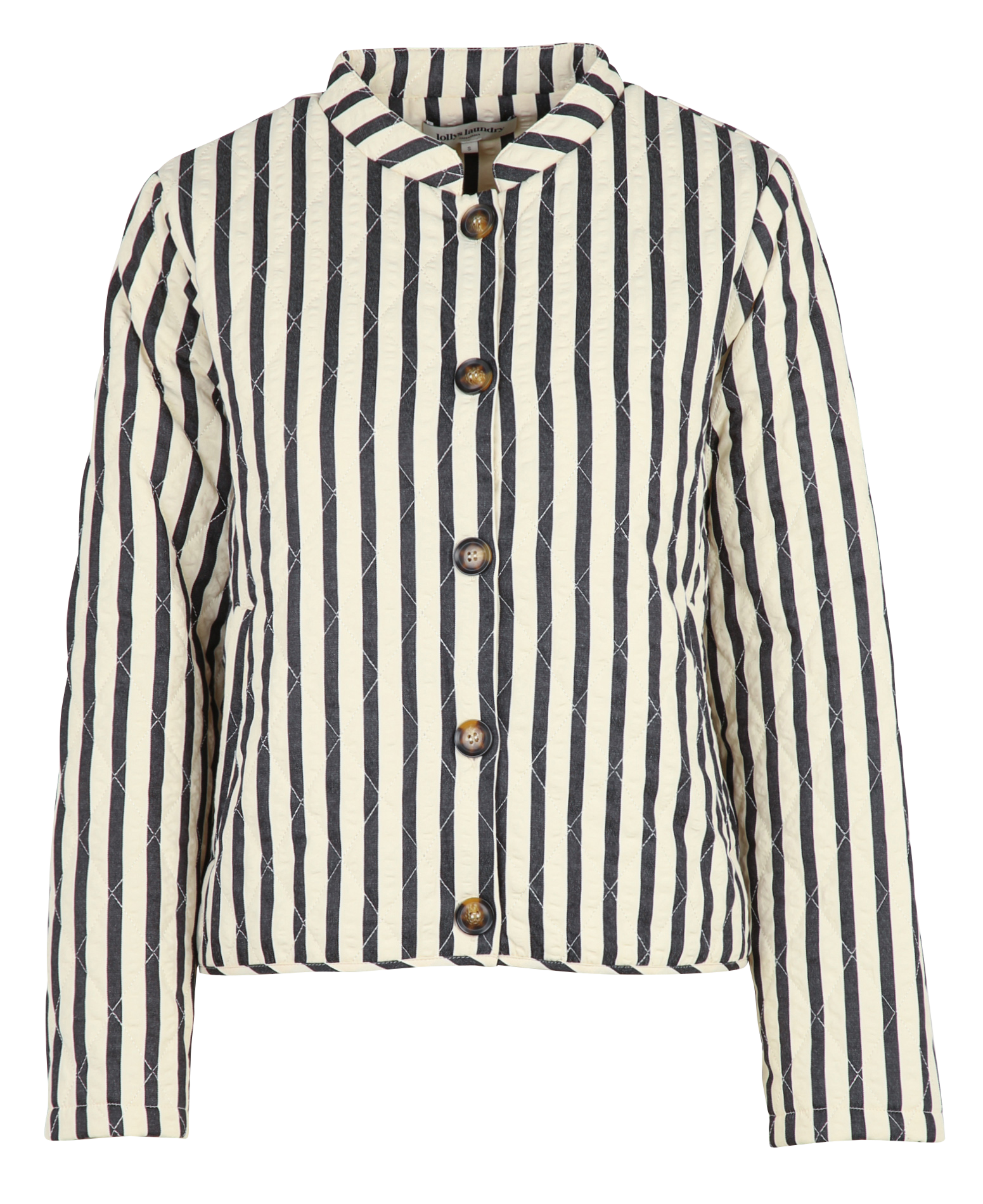 Veste oversize à rayures LOLLYS LAUNDRY Noir