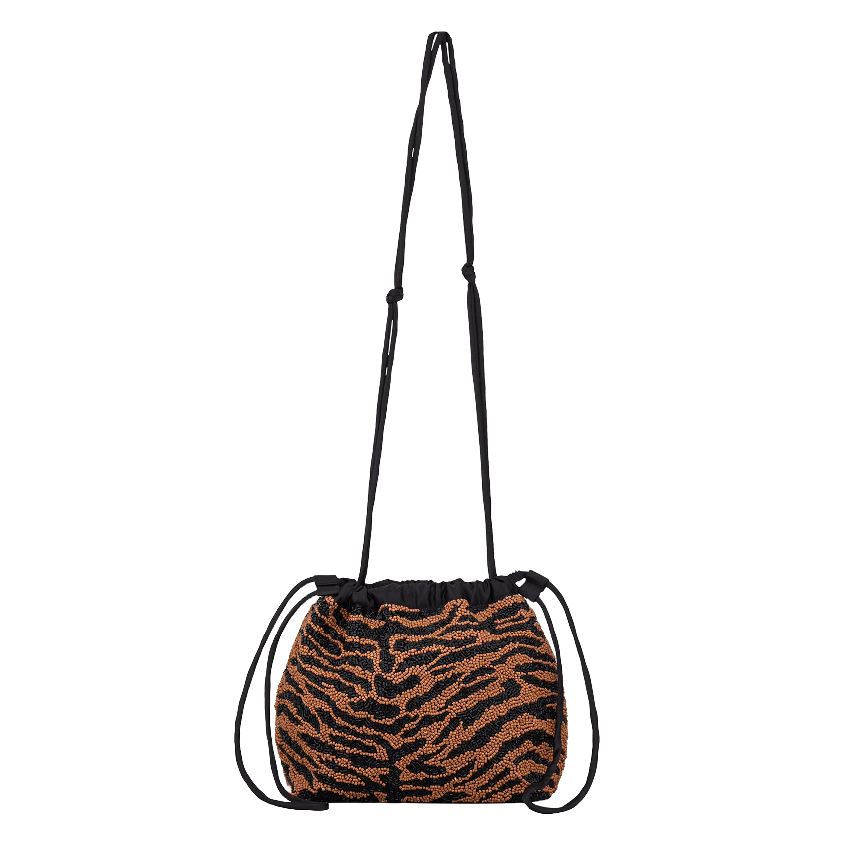 Gepäckträger mit Perlendetails und Mustern BECKSONDERGAARD Braun