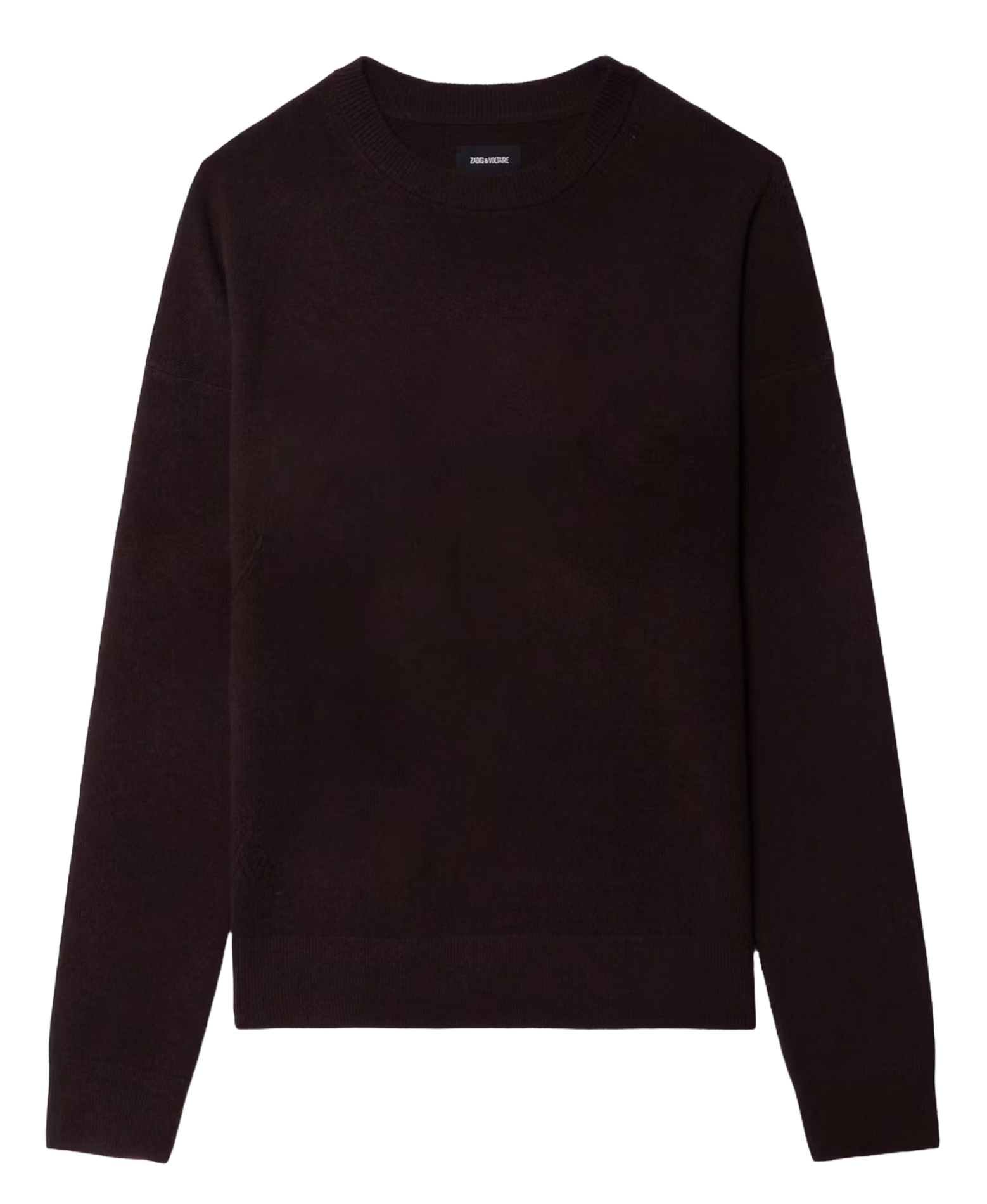 Maglione girocollo con toppe in cachemire ZADIG&VOLTAIRE Marrone