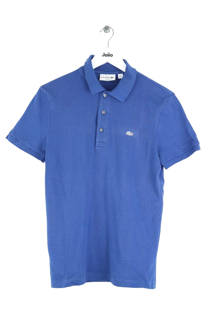 Cotton polo shirt LACOSTE - SECONDE MAIN Blue