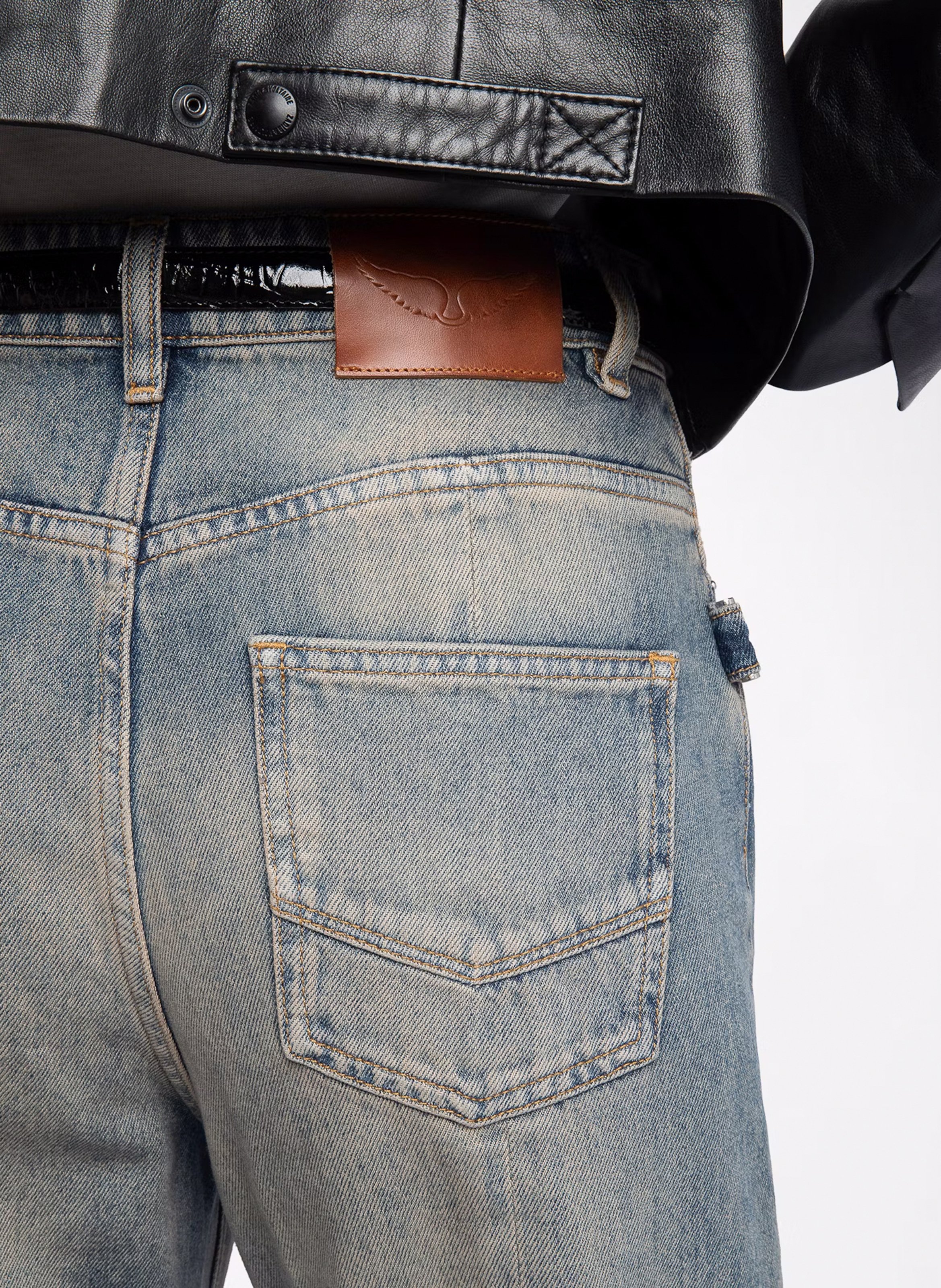 Faded straight jeans ZADIG&VOLTAIRE Blue