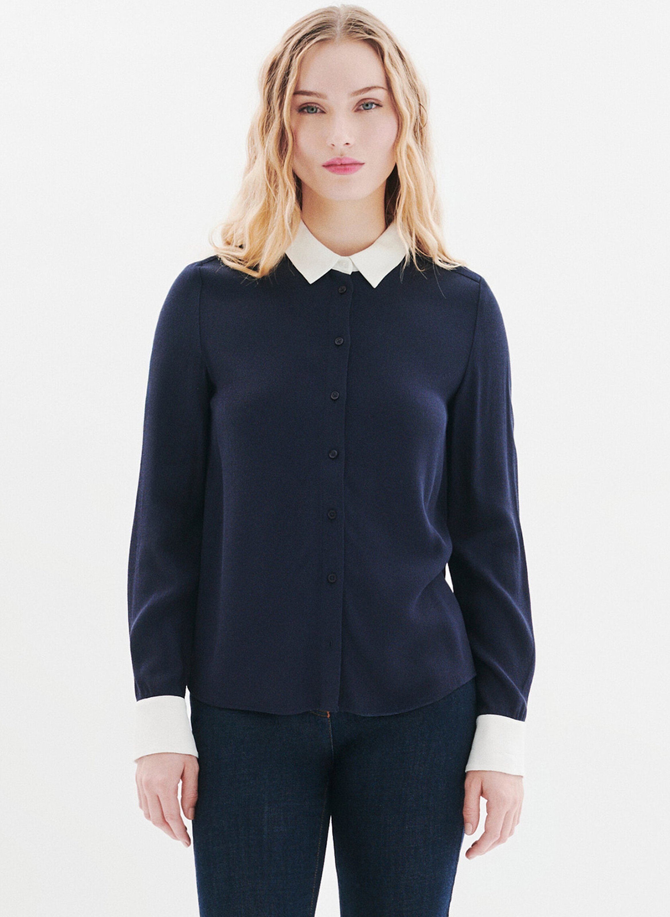 Chemise col classique CAROLL Blue