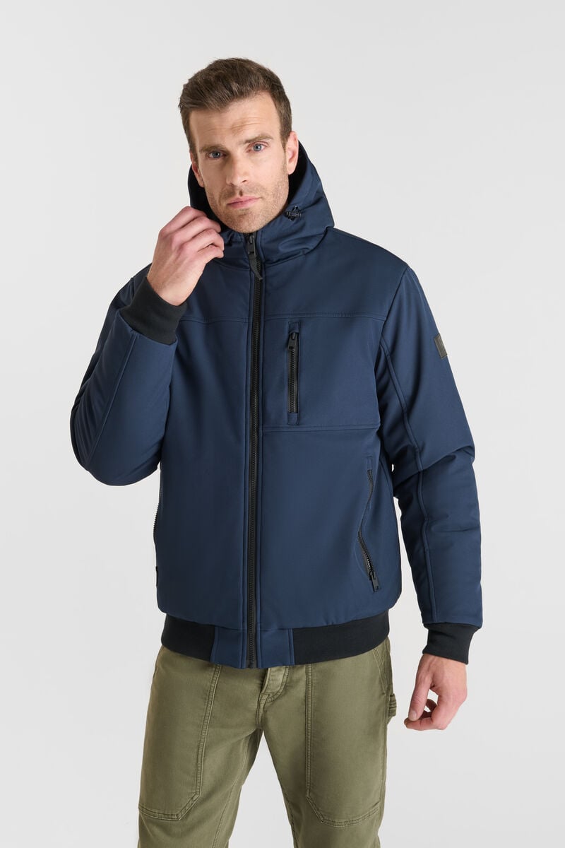 Brookvale Hoody padded jacket LE TEMPS DES CERISES Blue