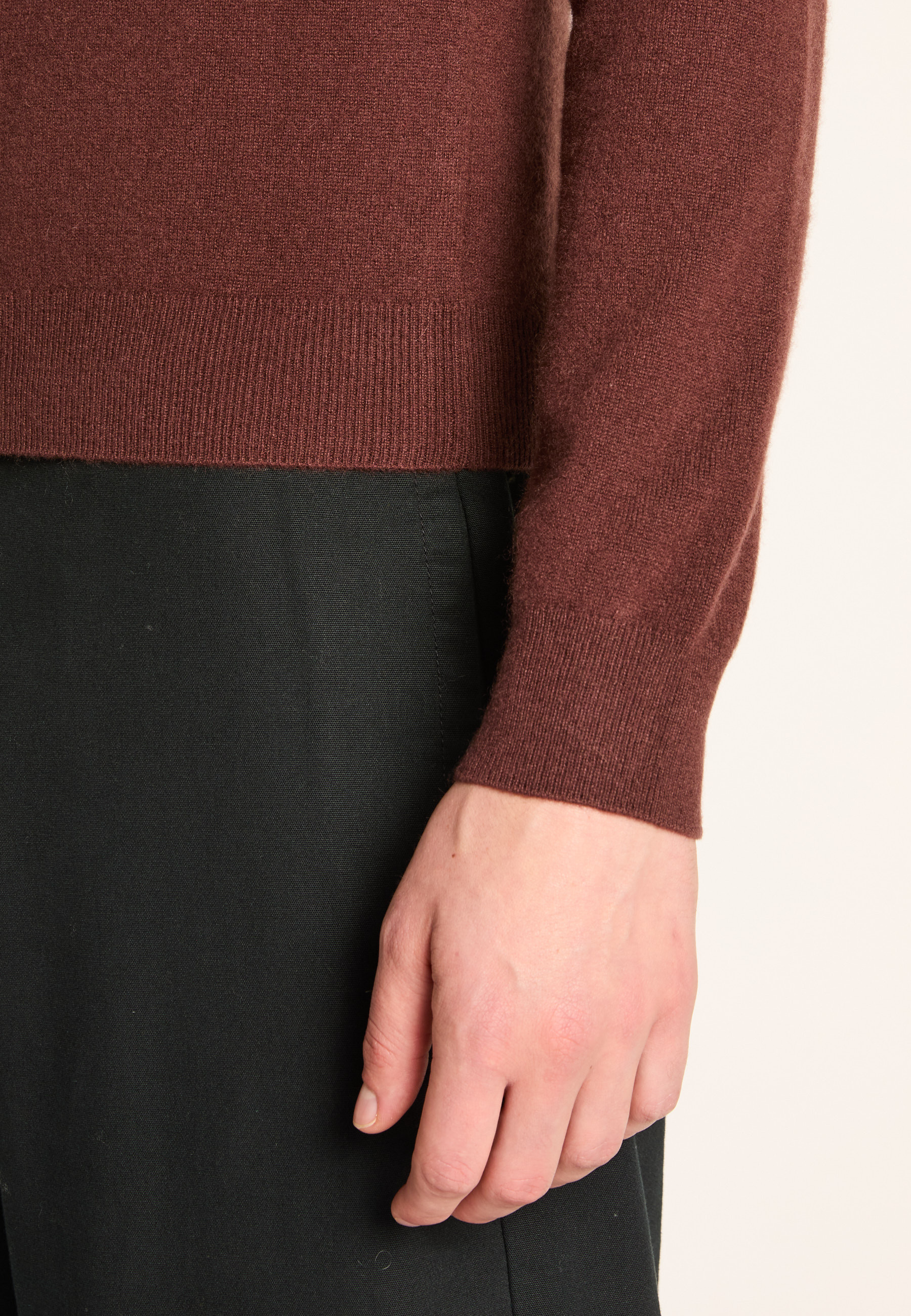 Cashmere sweater MAISON MONTAGUT Brown