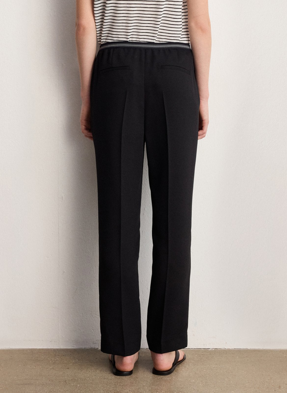 Bundfaltenhose PABLO Schwarz