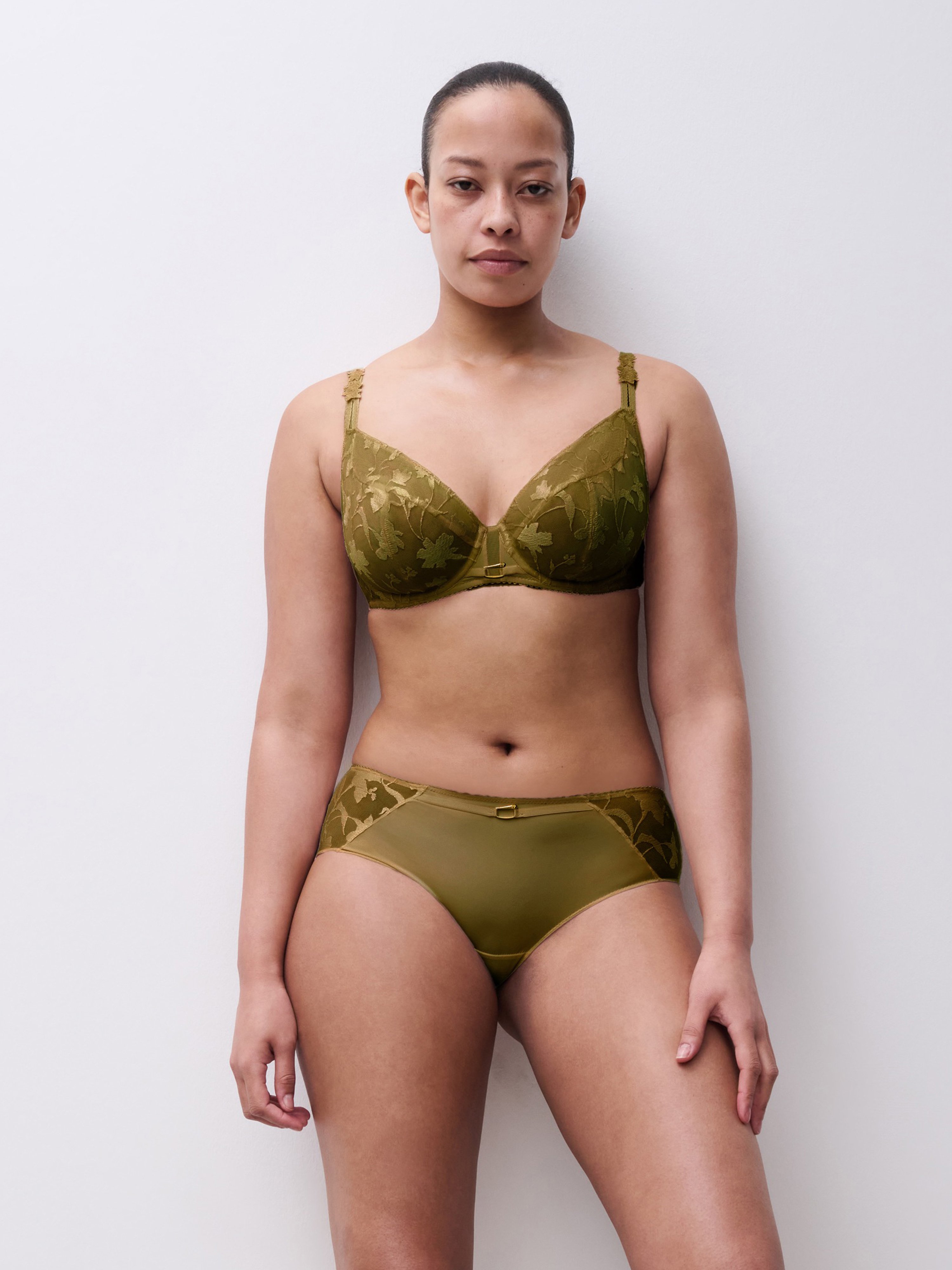 Full-cup bra CHANTELLE Green