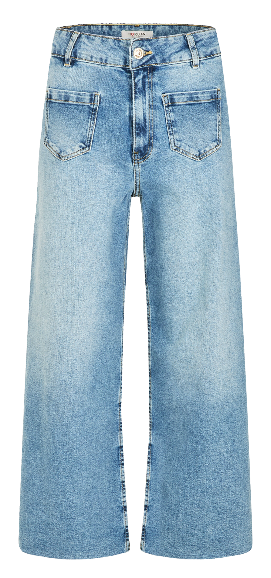 Jean large délavé MORGAN Bleu