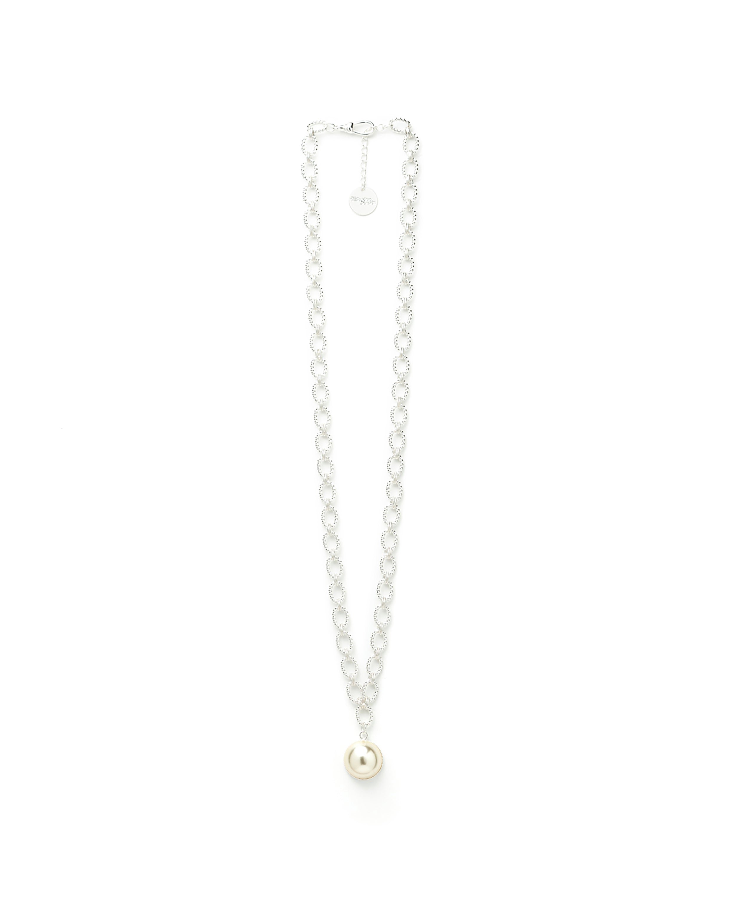 Maxi gold-plated pearl necklace MONSIEUR SIMONE Silver