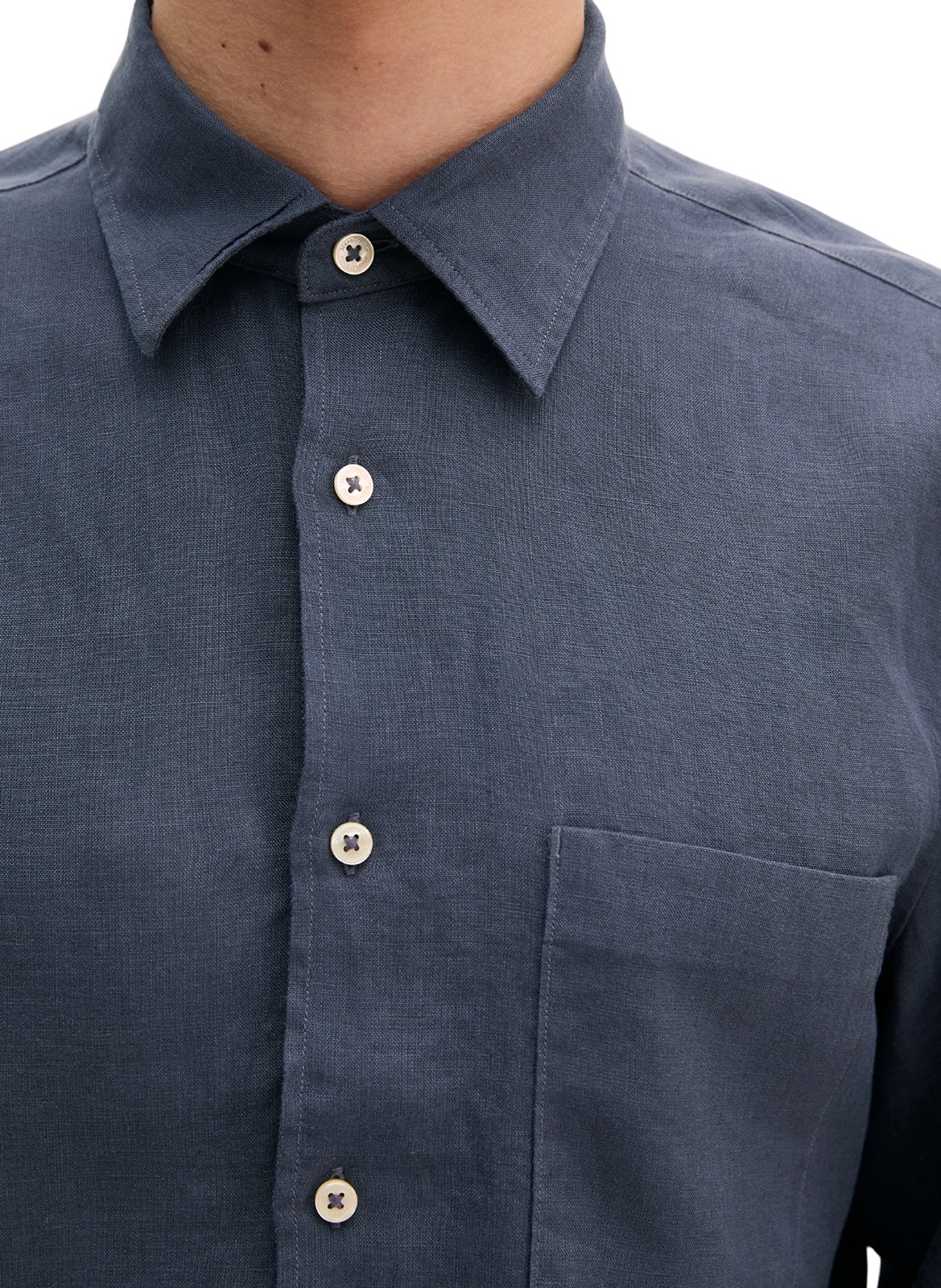 Linen shirt MARC O'POLO Blue